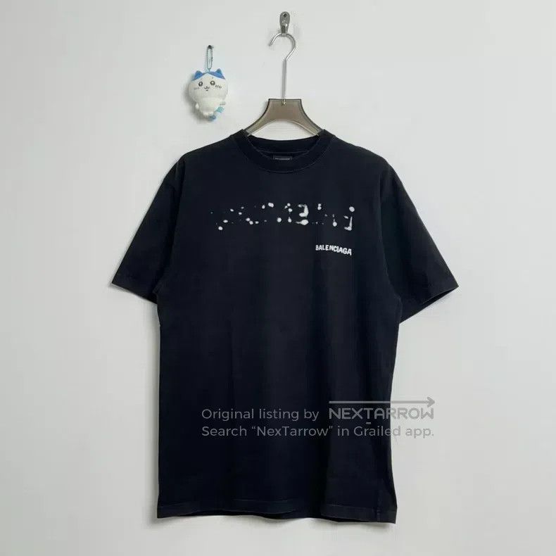Balenciaga Balenciaga Front and Back Spray Paint Letter Logo Short Sl Size US XXS / EU 40 - 1 Thumbnail