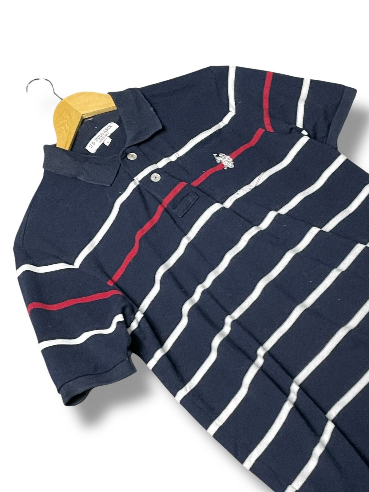 U.S. Polo Assn. × Vintage U.S Polo Assn. Brand Collar Tshirt (57) Size US L / EU 52-54 / 3 - 2 Thumbnail