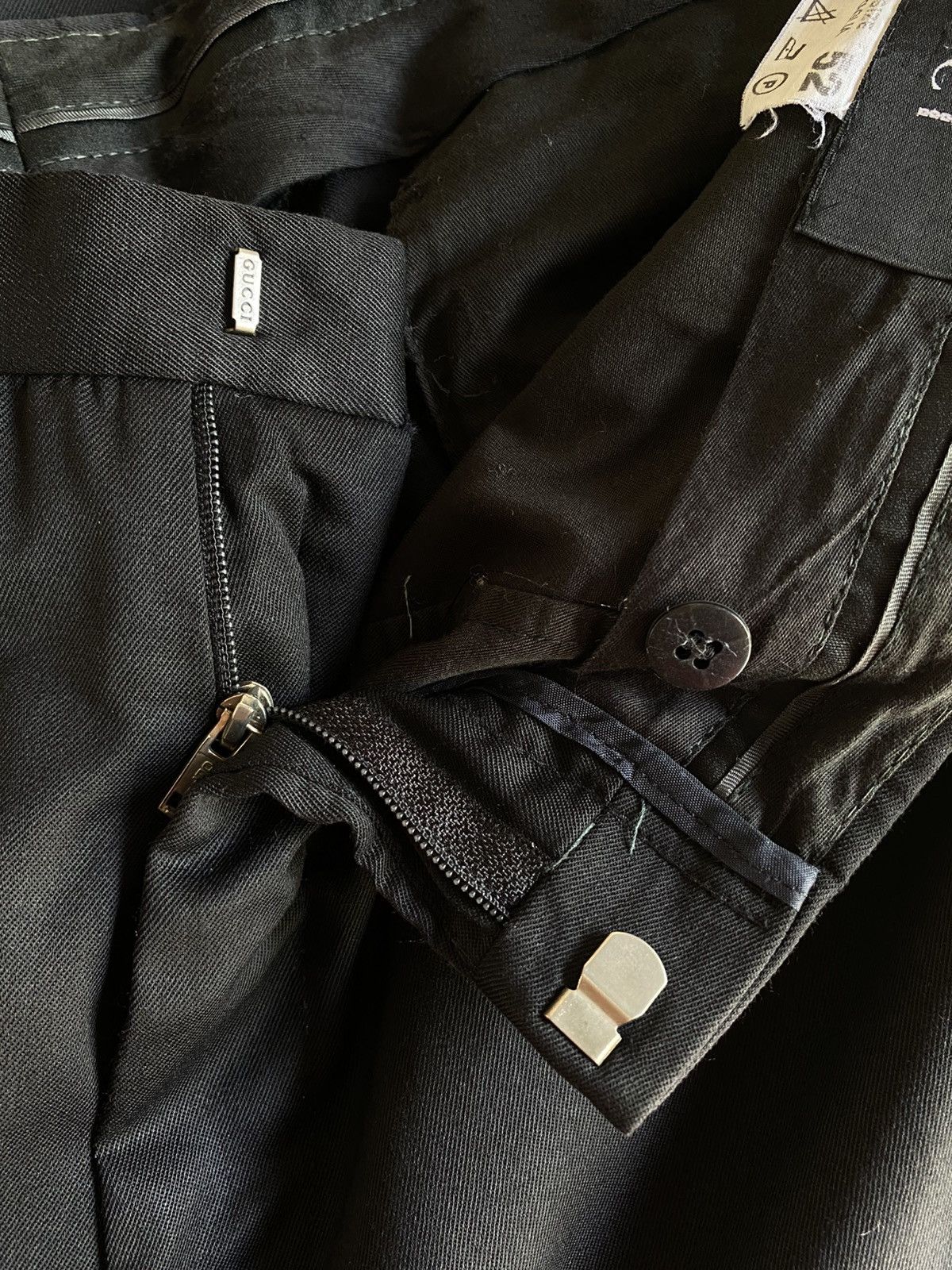 Gucci Gucci Black Tailored Straight-Leg Trousers Size US 38 / EU 54 - 8 Thumbnail