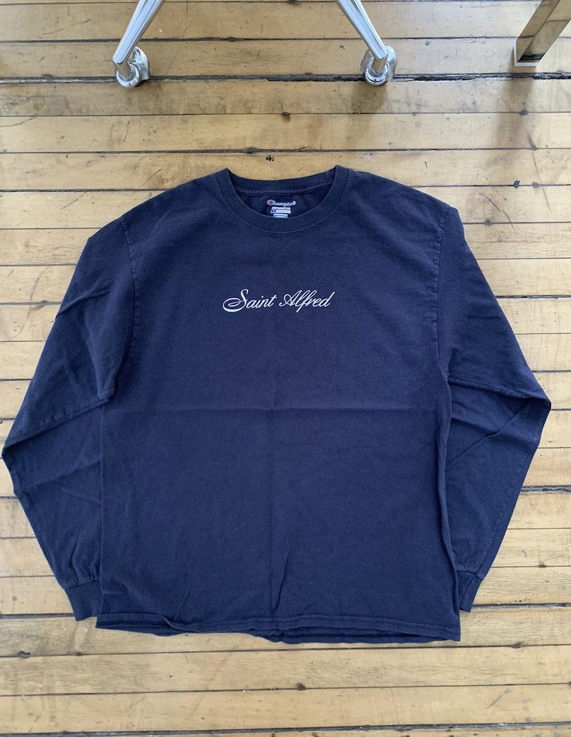 image of Vintage Saint Alfred T Shirt in Navy, Men's (Size Large)