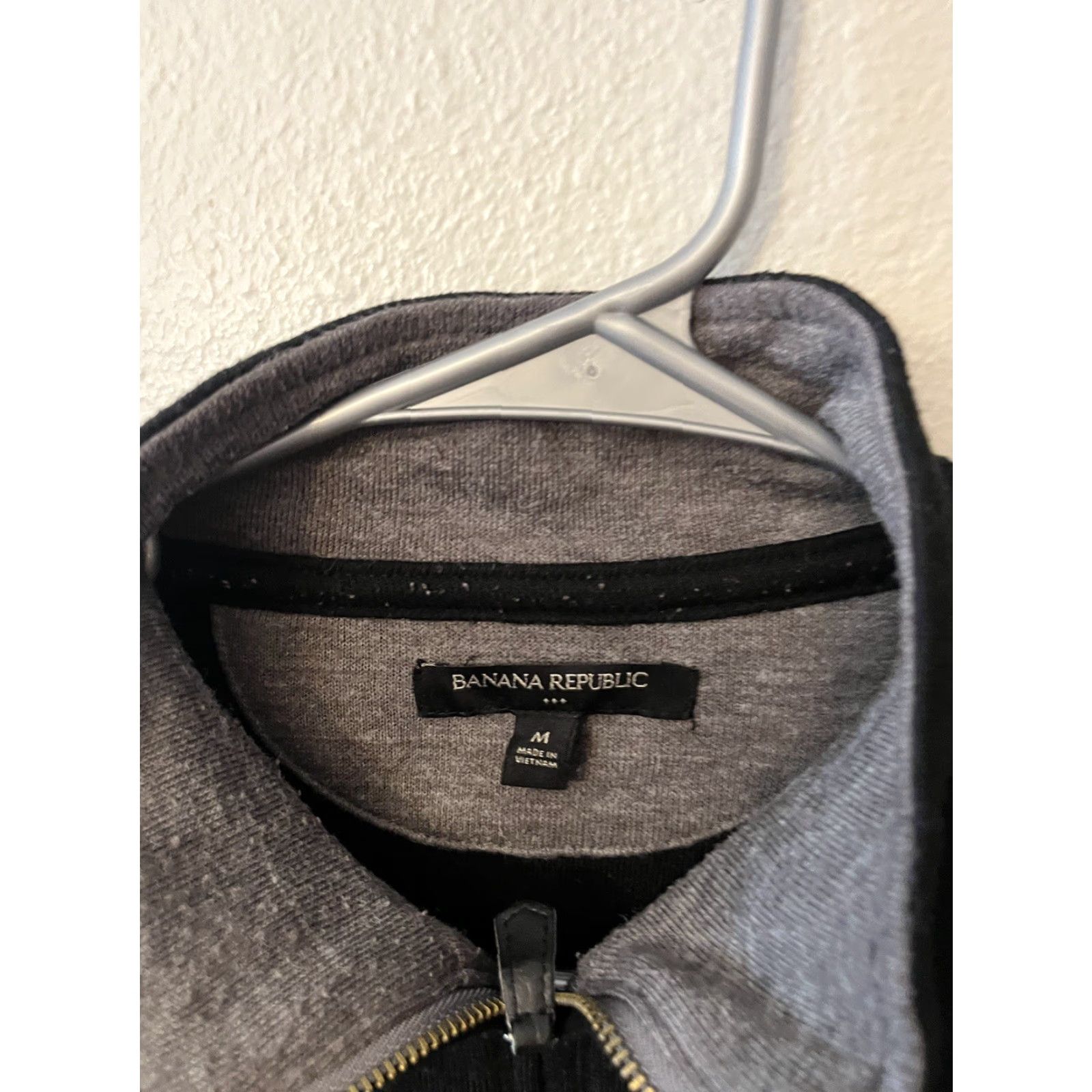 Banana Republic Banana Republic Sweater Men Size Medium Black Cotton Blend 1/4 Zip Pullover Knit Long Sleeve Mock Neck Casual Regular Logo 90s? Size US M / EU 48-50 / 2 - 3 Thumbnail
