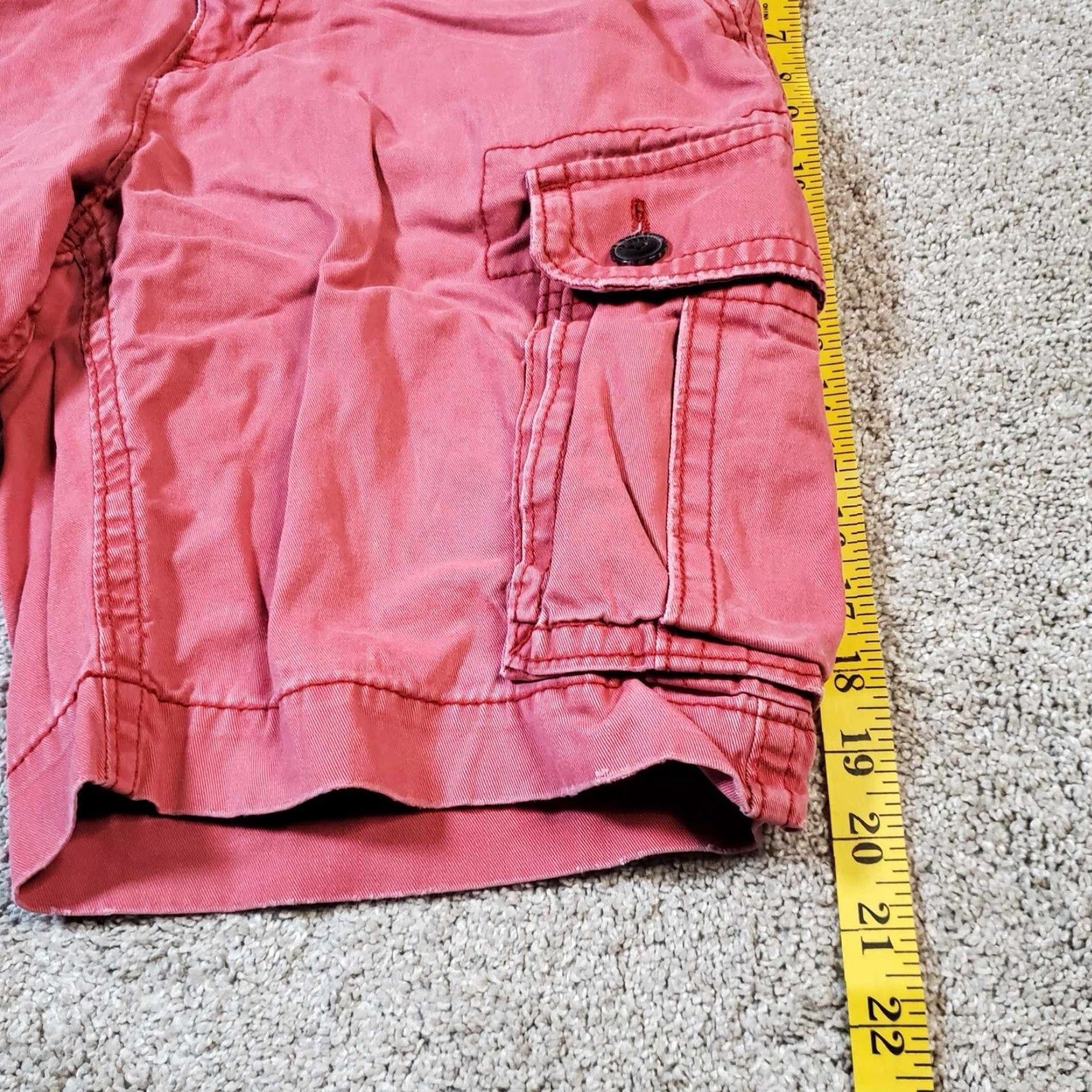 American Eagle Outfitters VINTAGE American Eagle Outfitters Cargo Shorts Men’s 33 Orange Flat Front Belt Loops Casual 90s? Size US 33 - 5 Thumbnail