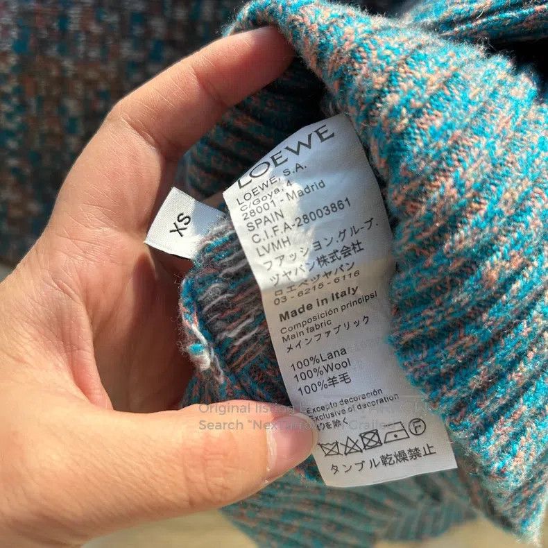 Loewe Loewe Wool sweater, 100% wool Size XS / US 0-2 / IT 36-38 - 4 Thumbnail