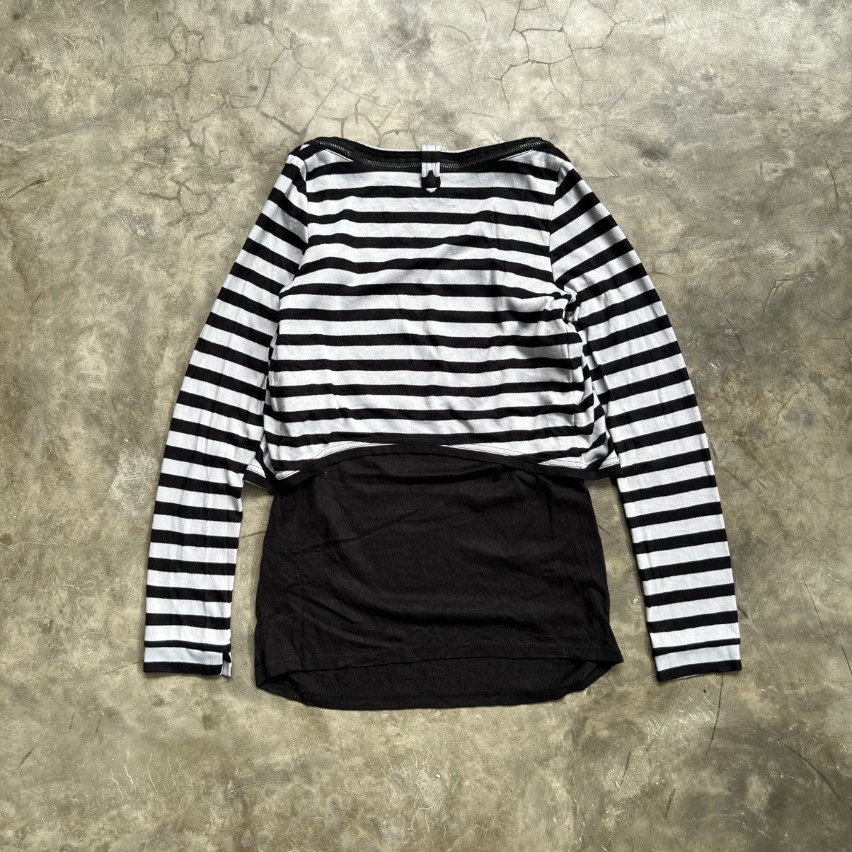14th Addiction 2000s Maison Gilfy Vkei Style Double Layer Longsleeve Shirt Size US M / EU 48-50 / 2 - 2 Thumbnail