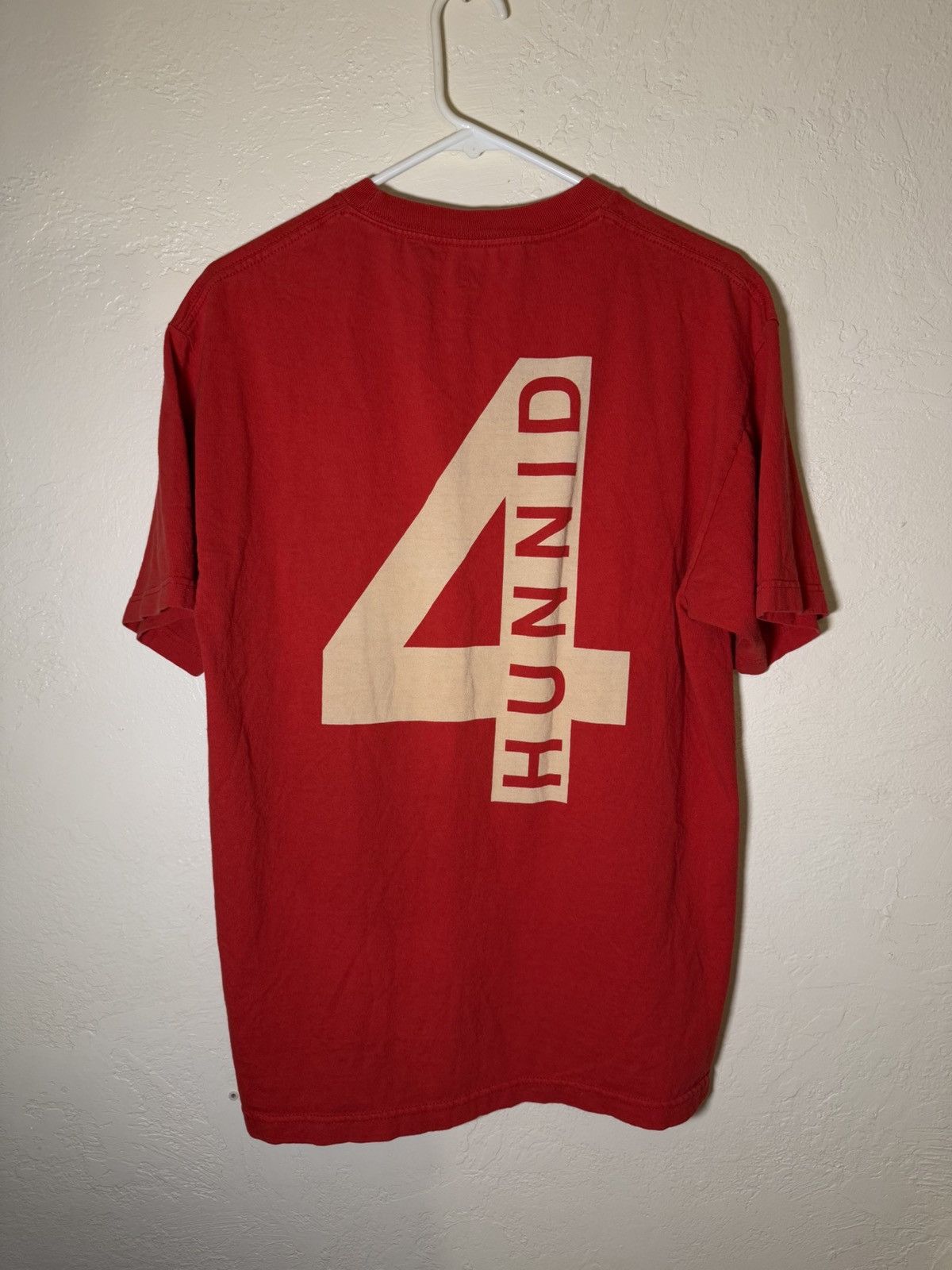 4HUNNID × Vintage YG 4hunnid Red Shirt Size US L / EU 52-54 / 3 - 2 Thumbnail