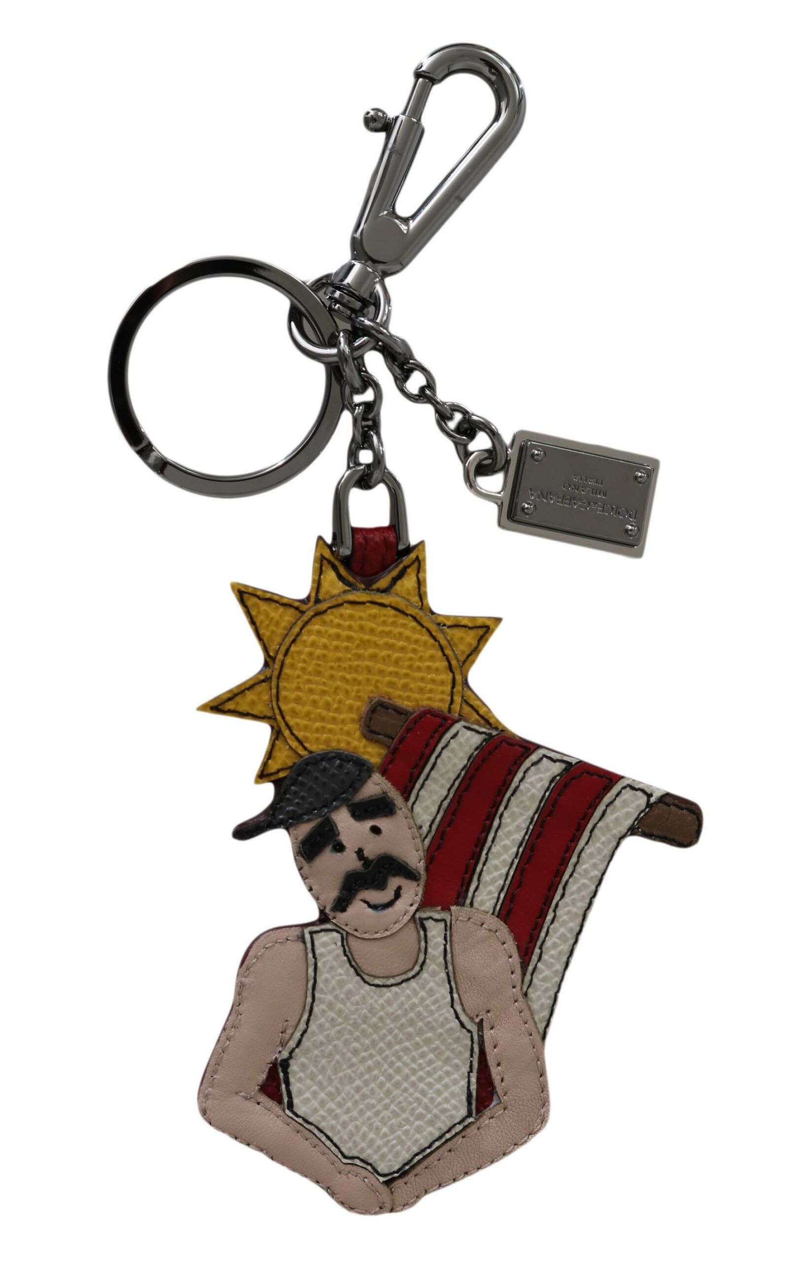 Chic Multicolor Designer Men's Keychain