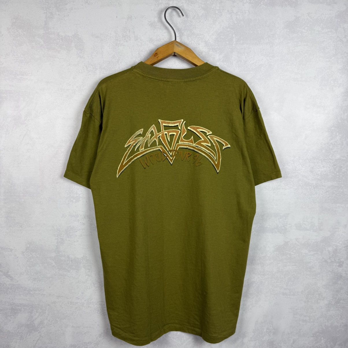 Band Tees × Vintage Vintage 1996 Eagles Hell Freezes World Tour T-Shirt Size XL Size US XL / EU 56 / 4 - 3 Thumbnail