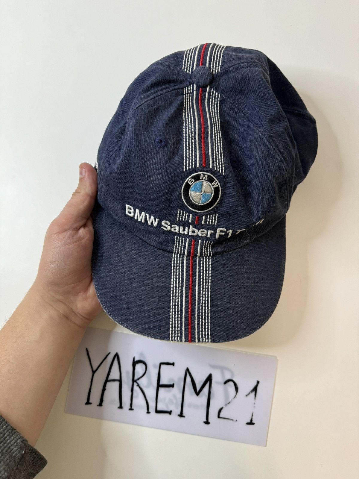 BMW BMW sauber F1 team cap hat Size ONE SIZE - 2 Thumbnail