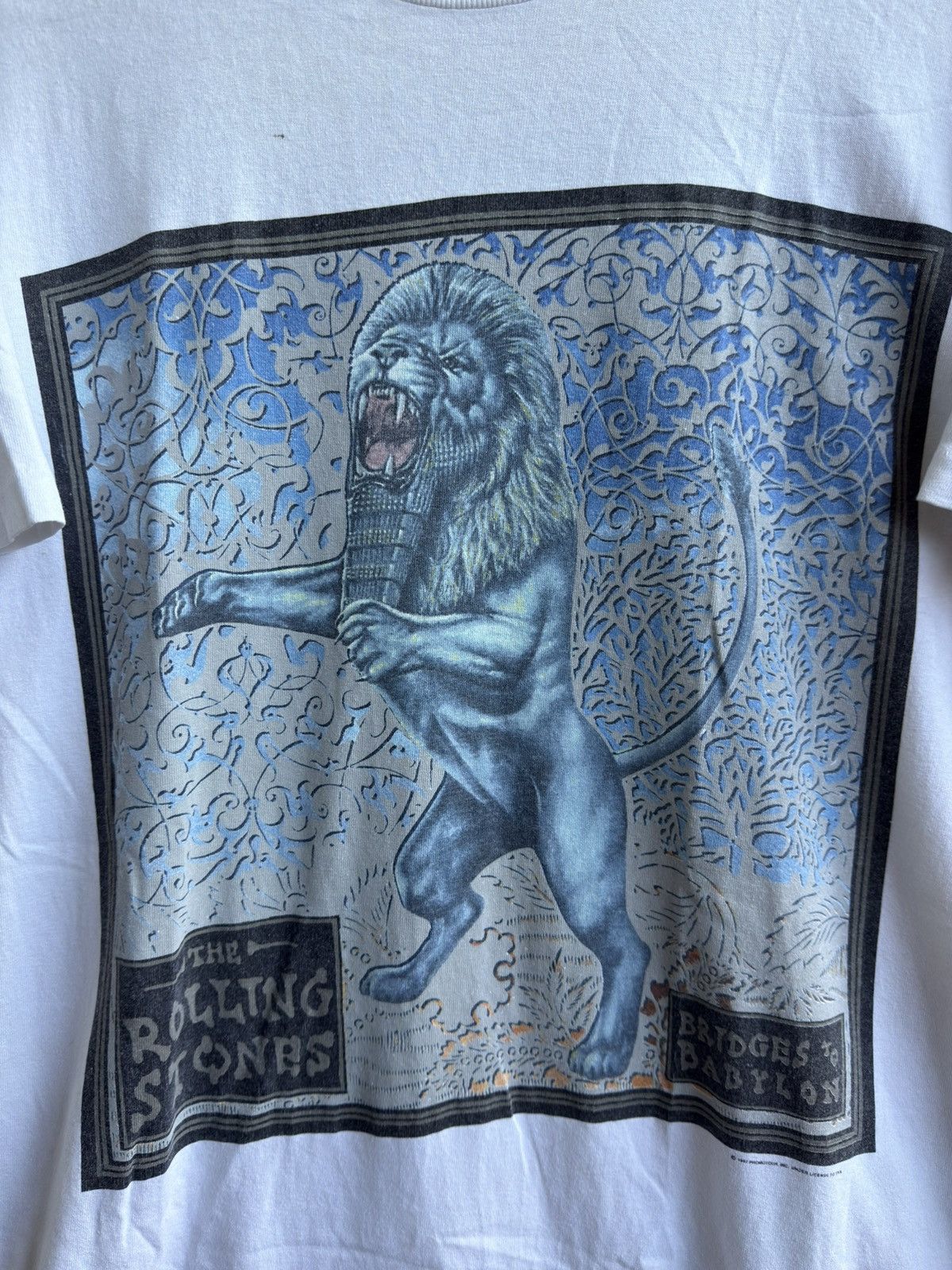 Band Tees Vintage 90s The Rolling Stones Bridges To Babylon band tee Size US L / EU 52-54 / 3 - 6 Thumbnail