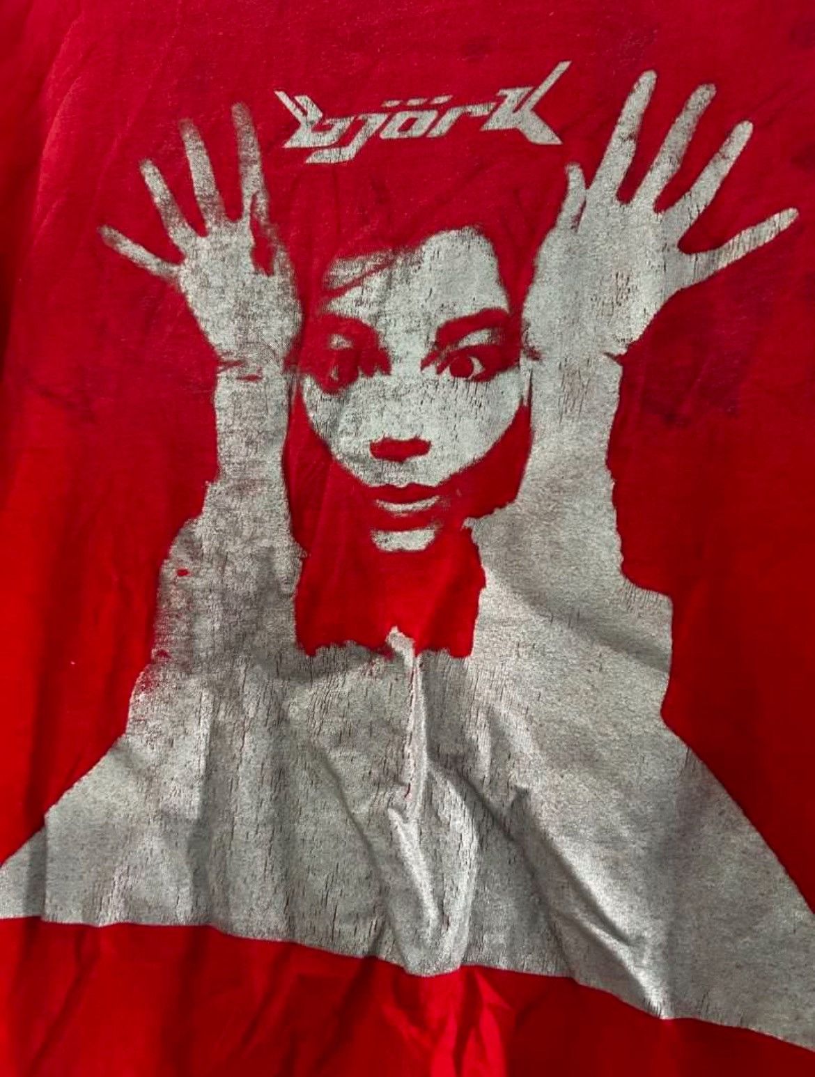 Vintage Vintage 1990s Bjork MTV Unplugged Bad Tee Size US M / EU 48-50 / 2 - 3 Thumbnail