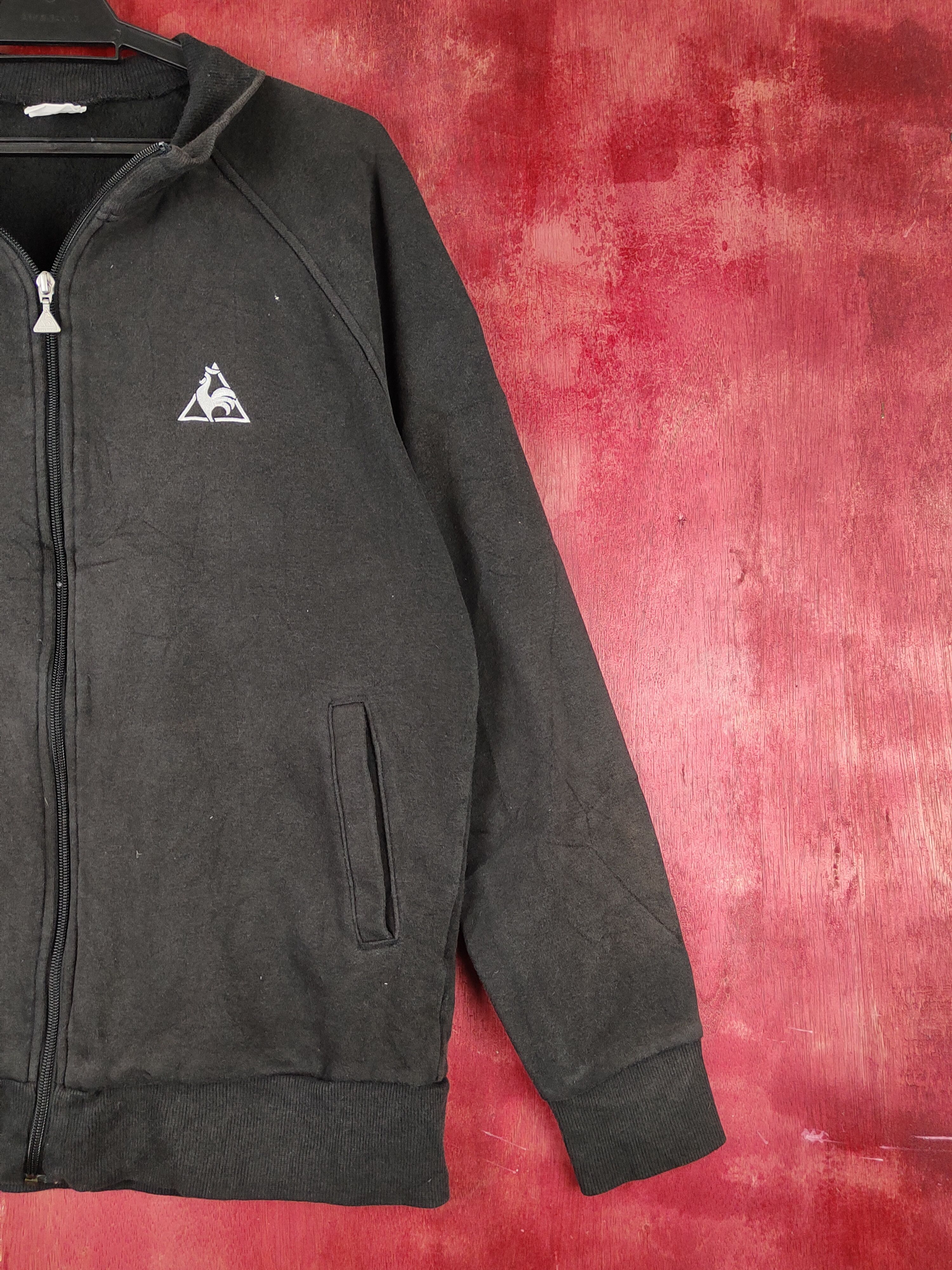 Japanese Brand × Le Coq Sportif × Vintage Le Coq Sportif vintage japan Black Sweaters #S1360 Size US L / EU 52-54 / 3 - 7 Thumbnail