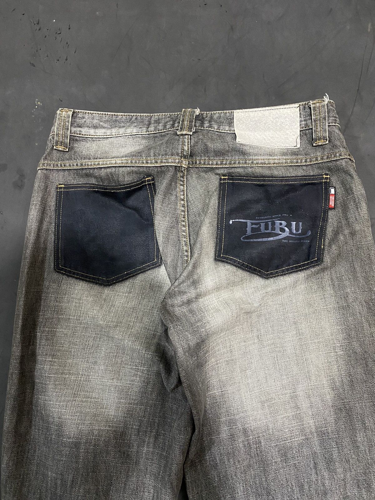 Japanese Brand 🖤BLACKDAY🖤Fubu Japanese Baggy Pants Skateboard Size US 31 - 6 Thumbnail