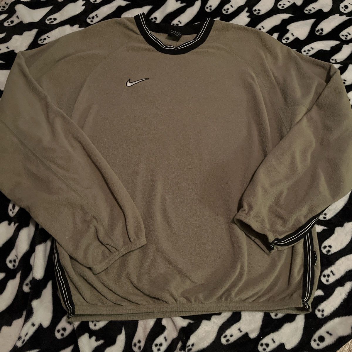 Nike 1990s green fleece crew neck Size US M / EU 48-50 / 2 - 1 Thumbnail