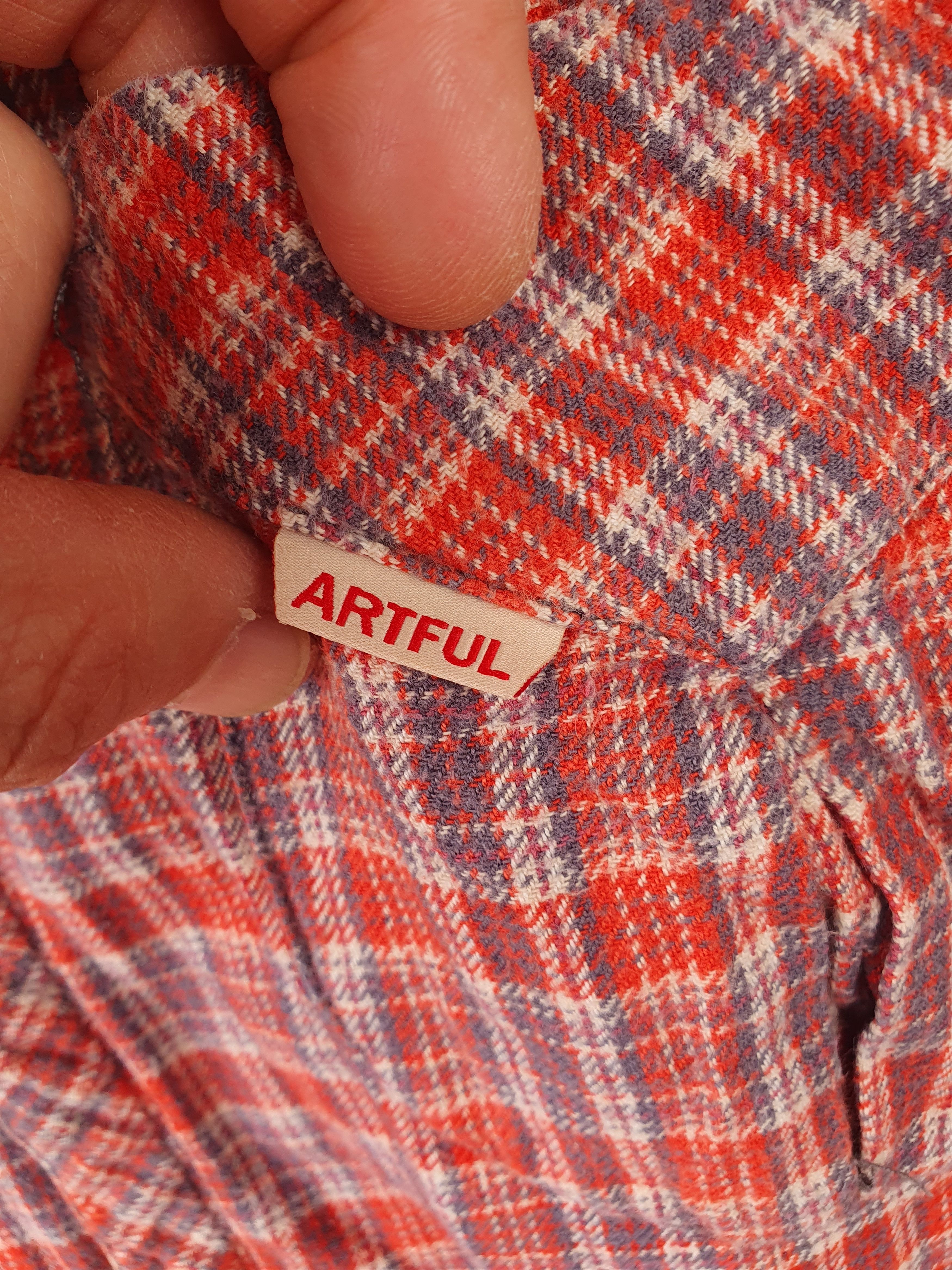 Artful Dodger Artful Dodger of New York Plaid Flannel Button Up shirt szXL Size US XL / EU 56 / 4 - 8 Thumbnail