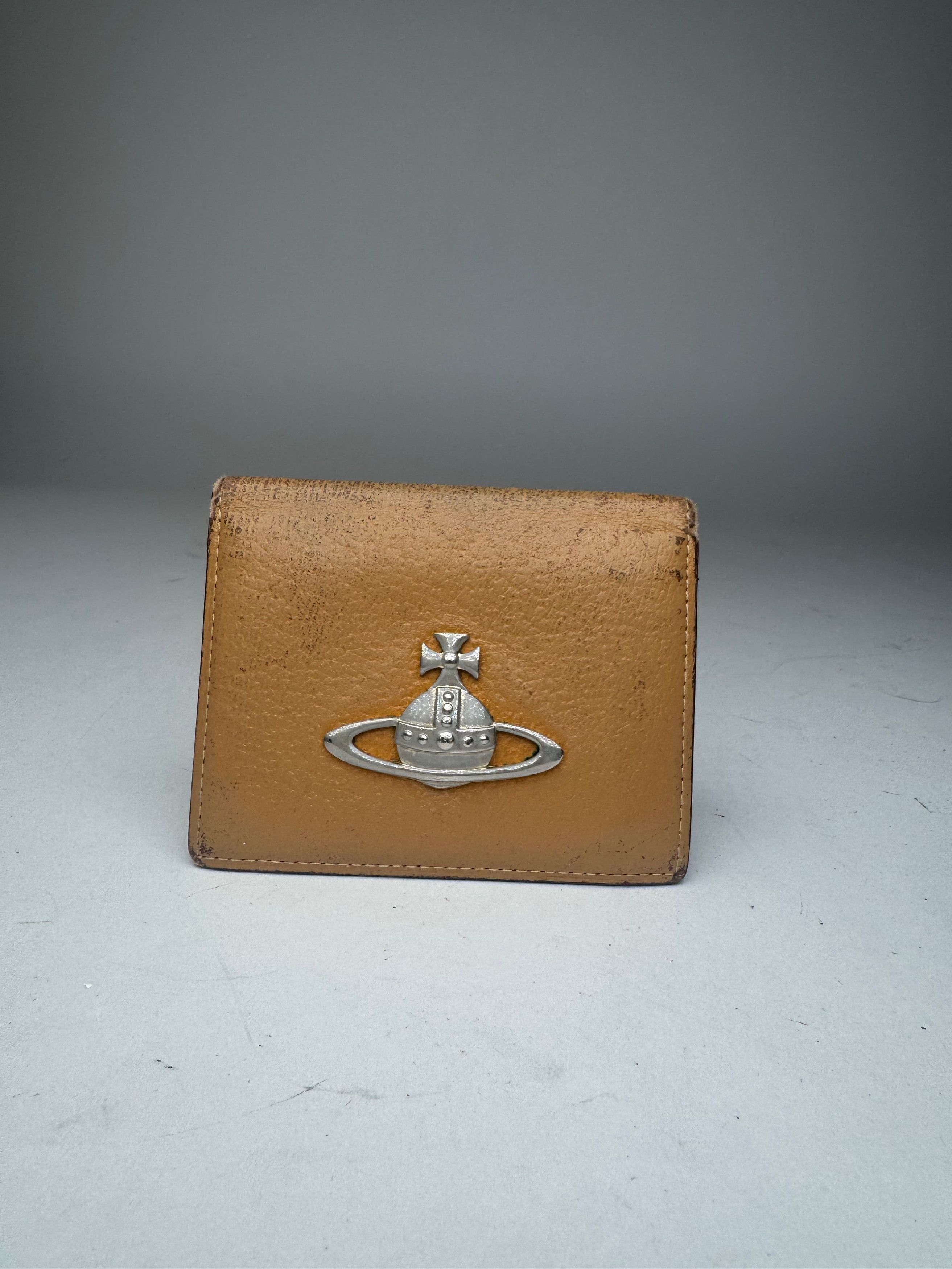 Vivienne Westwood Vintage Leather Card Holder Camel Size ONE SIZE - 1 Thumbnail