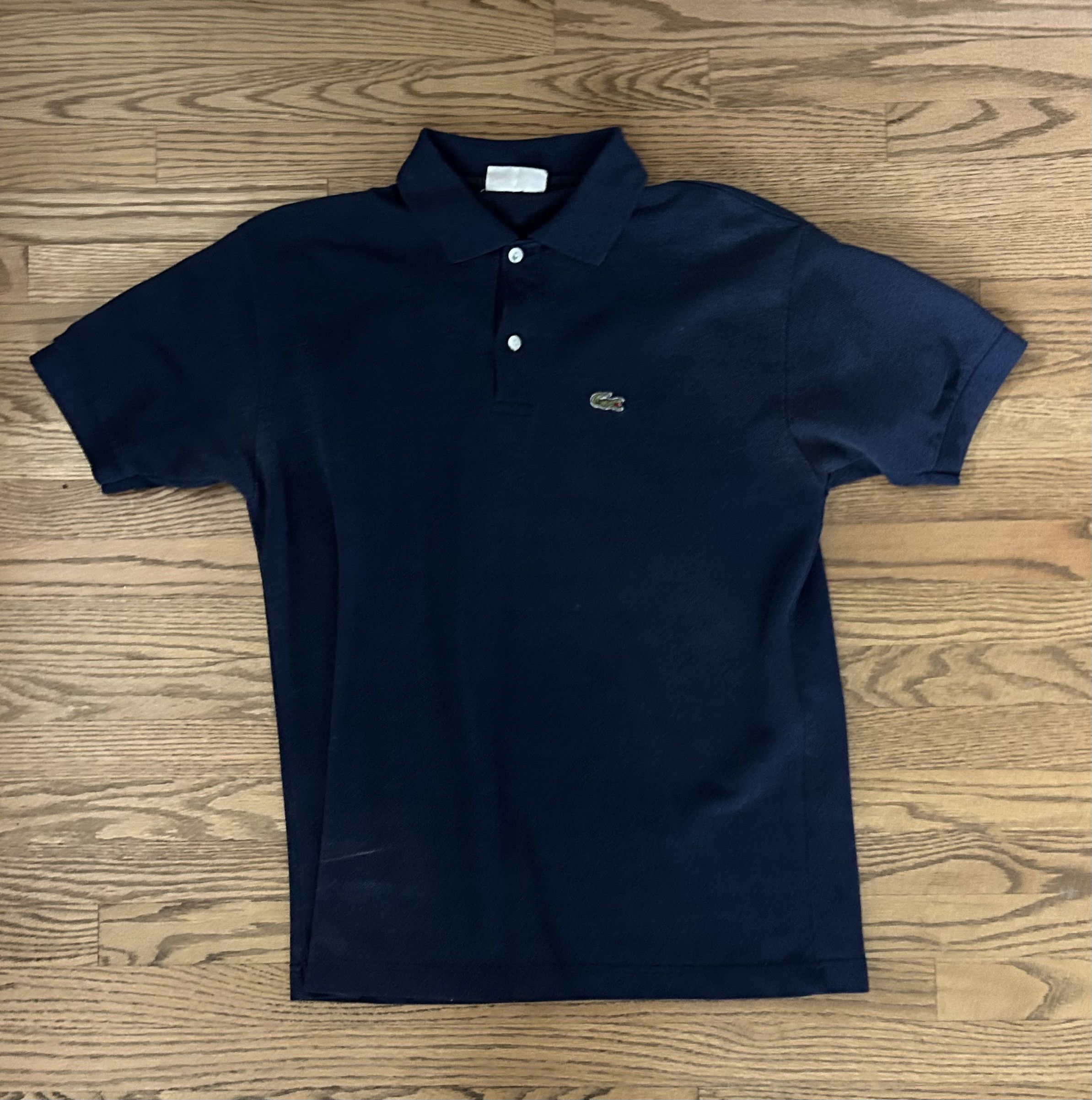 Lacoste Vintage Navy Lacoste Polo Size US M / EU 48-50 / 2 - 1 Thumbnail