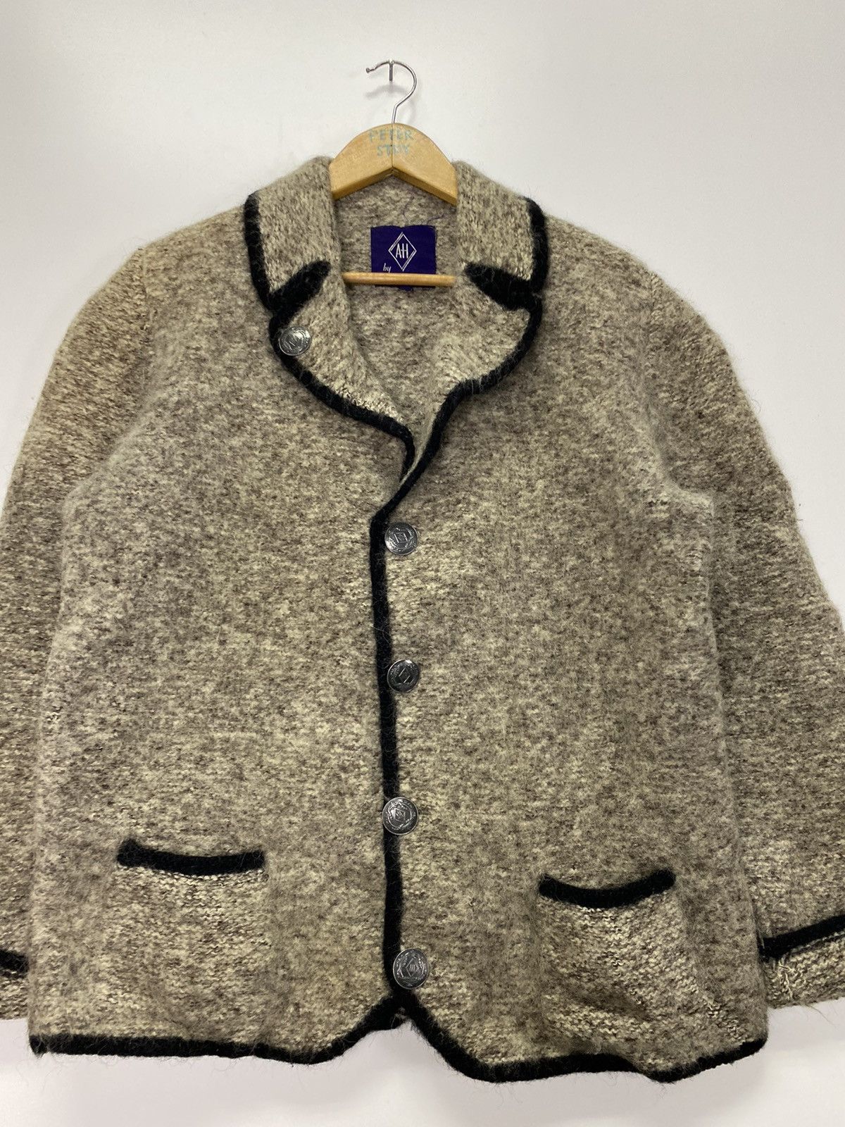 ABAHOUSE × Designer Abah House By Avon House Mohair Jacket Size US M / EU 48-50 / 2 - 2 Thumbnail