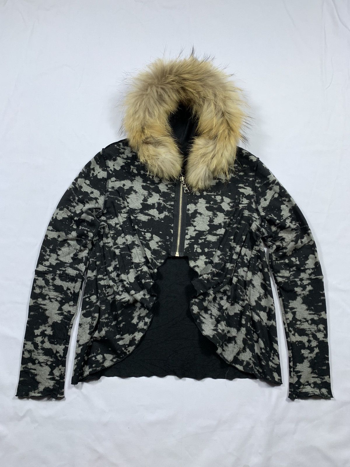 If Six Was Nine × Japanese Brand × Le Grande Bleu (L.G.B.) Faux Fur Undefined Abstrak Cropped Style Ifsixwasnine Lgb Size US S / EU 44-46 / 1 - 1 Thumbnail