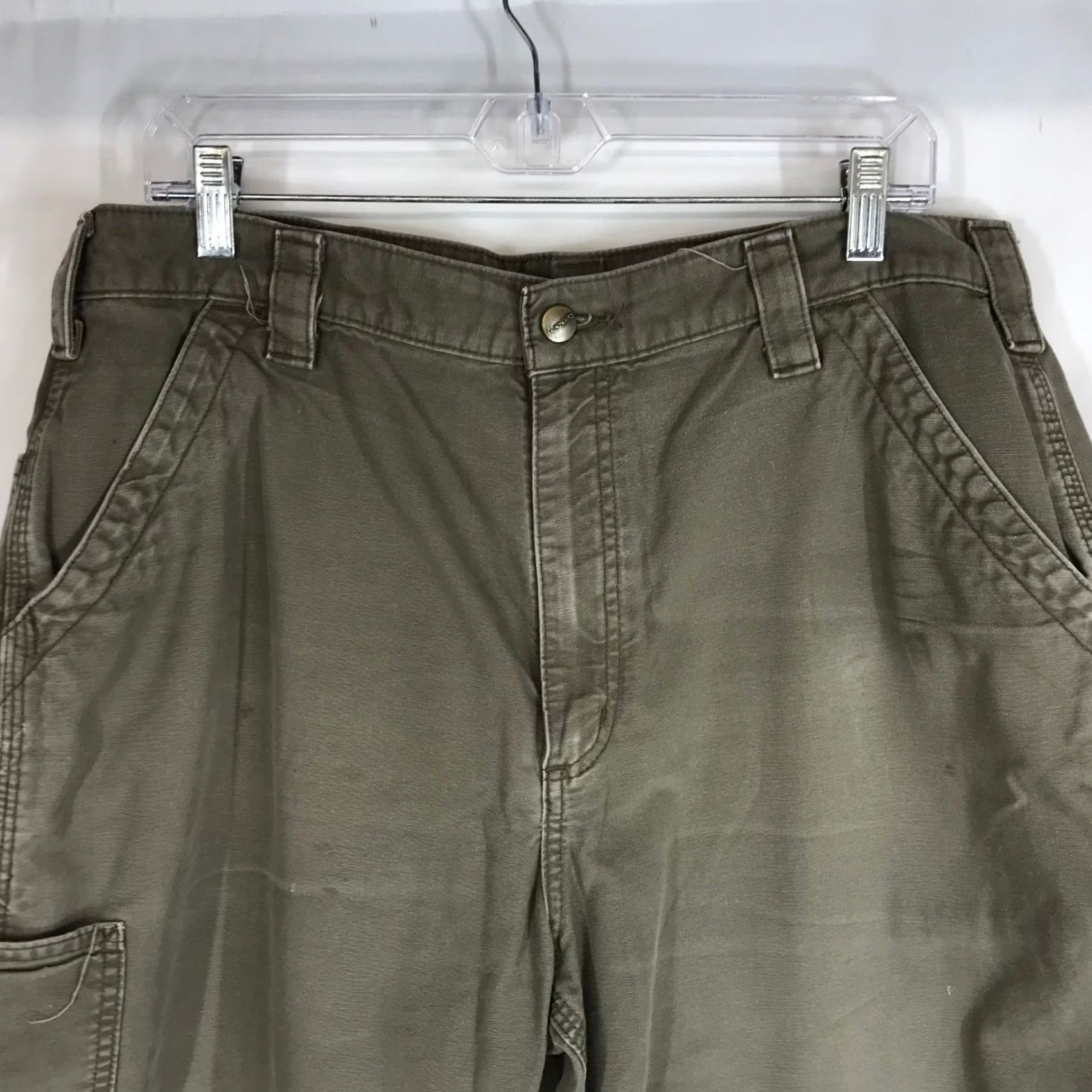Carhartt Carhartt Original Fit Cargo Shorts Khaki Men's Size 36 Work Size US 36 / EU 52 - 2 Thumbnail