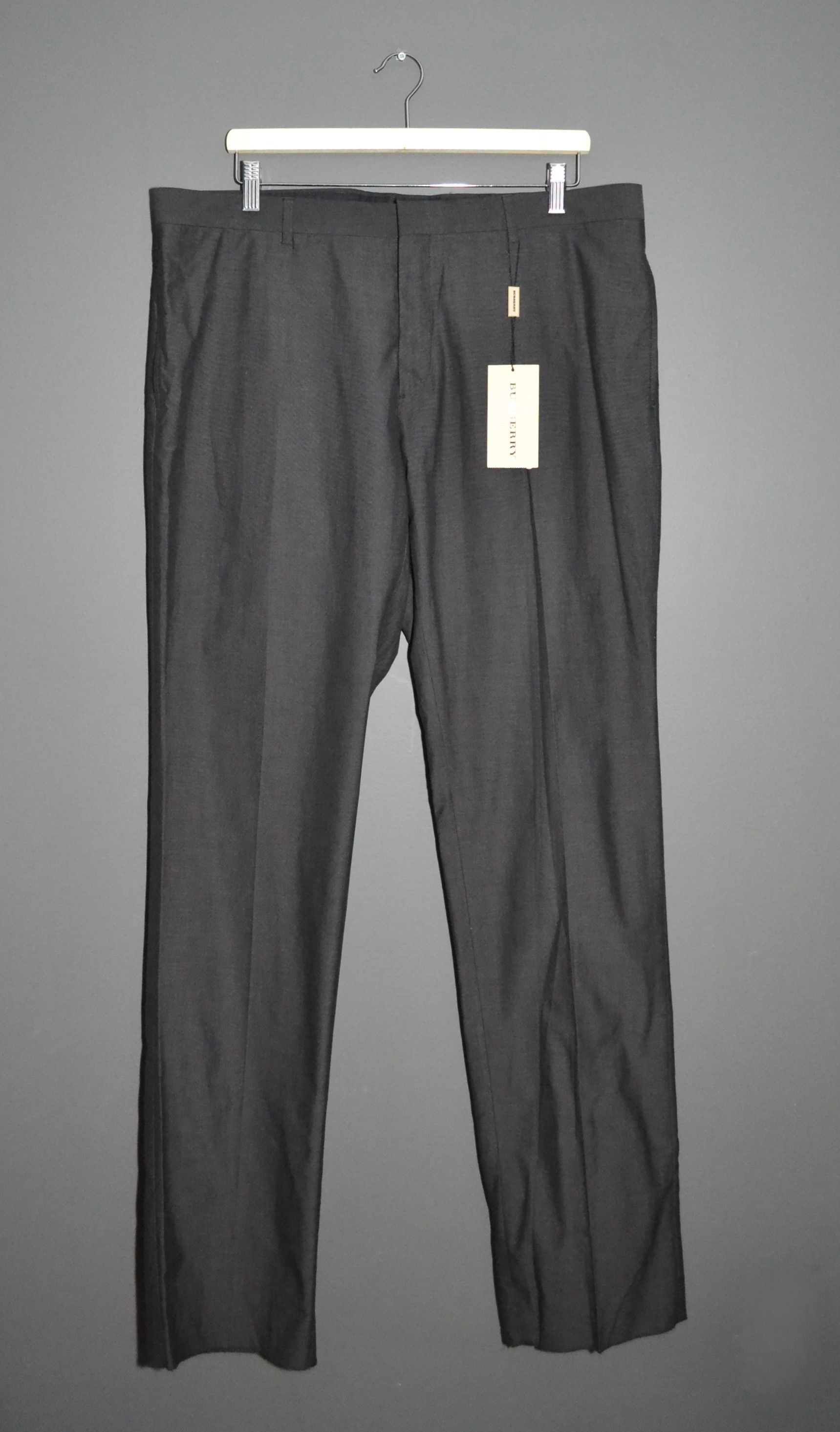 Burberry NWT Burberry Gray cotton Trousers Pants 38 R size Size US 38 / EU 54 - 2 Thumbnail