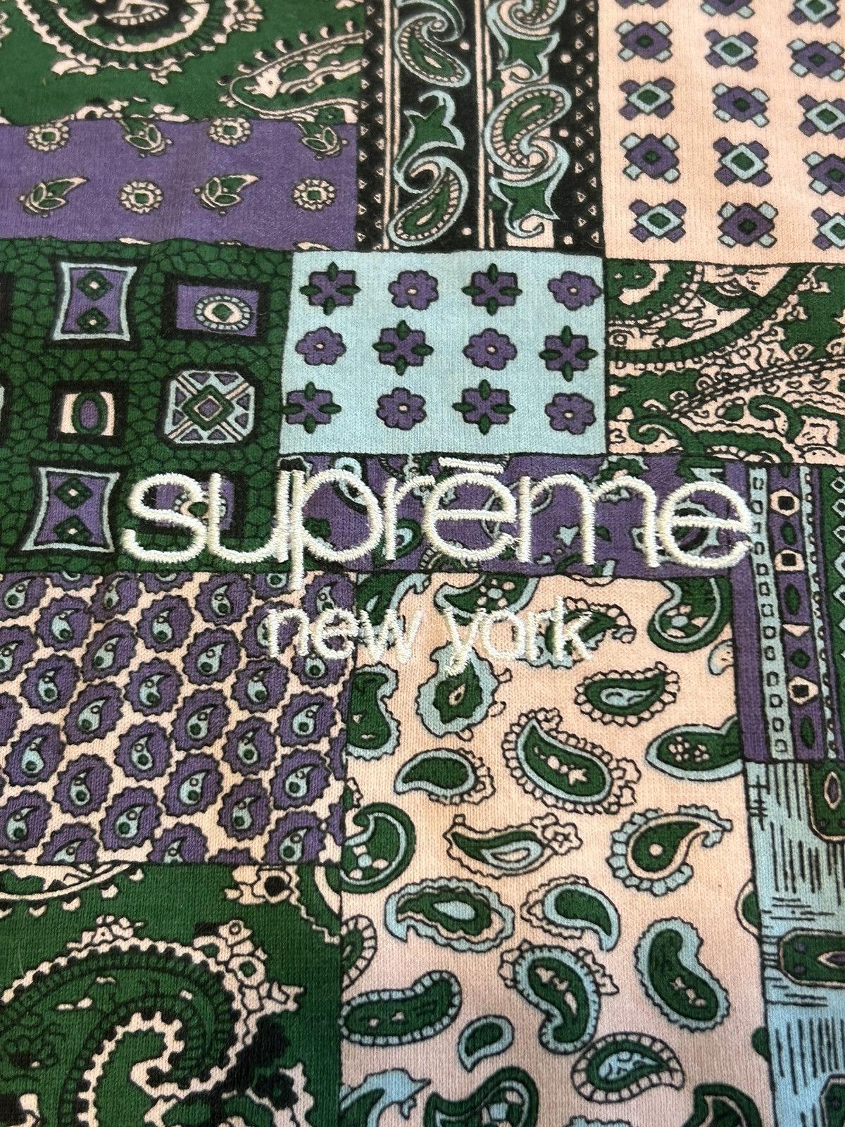 Supreme Supreme Patchwork Paisley Top Size US M / EU 48-50 / 2 - 2 Thumbnail