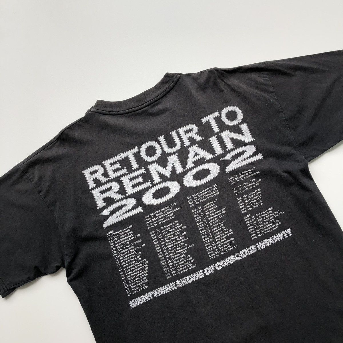 Band Tees In Flames Reroute Remain 2002 European Tour Vintage T-Shirt Size US XL / EU 56 / 4 - 5 Thumbnail
