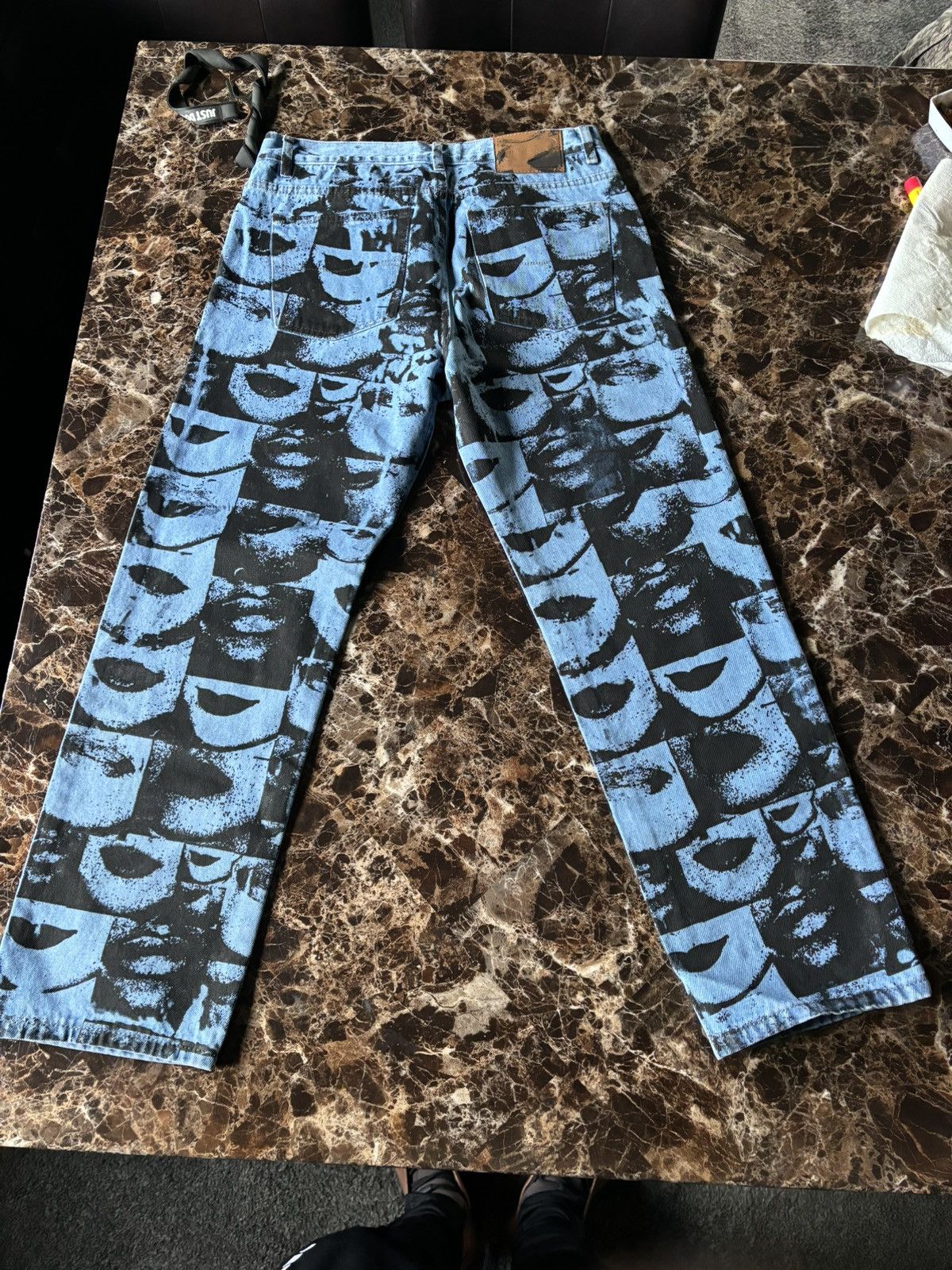 Other ‘Lip Print Jean’ Denim Size US 30 / EU 46 - 2 Thumbnail