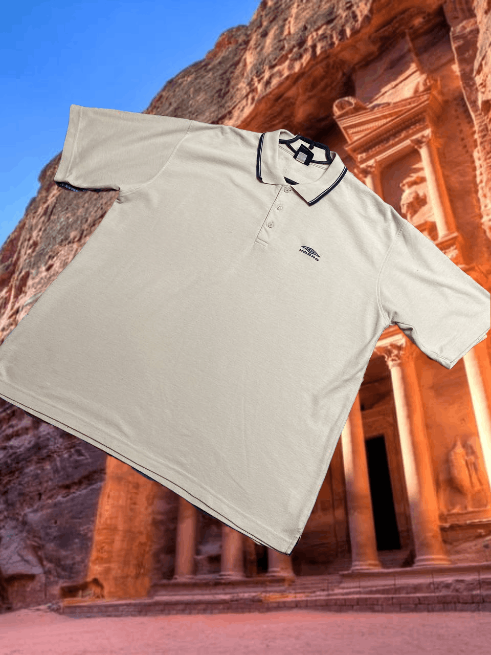 Umbro Streetwear T-Shirt white Umbro logo polos Y2K Vintage Size US XXL / EU 58 / 5 - 1 Thumbnail