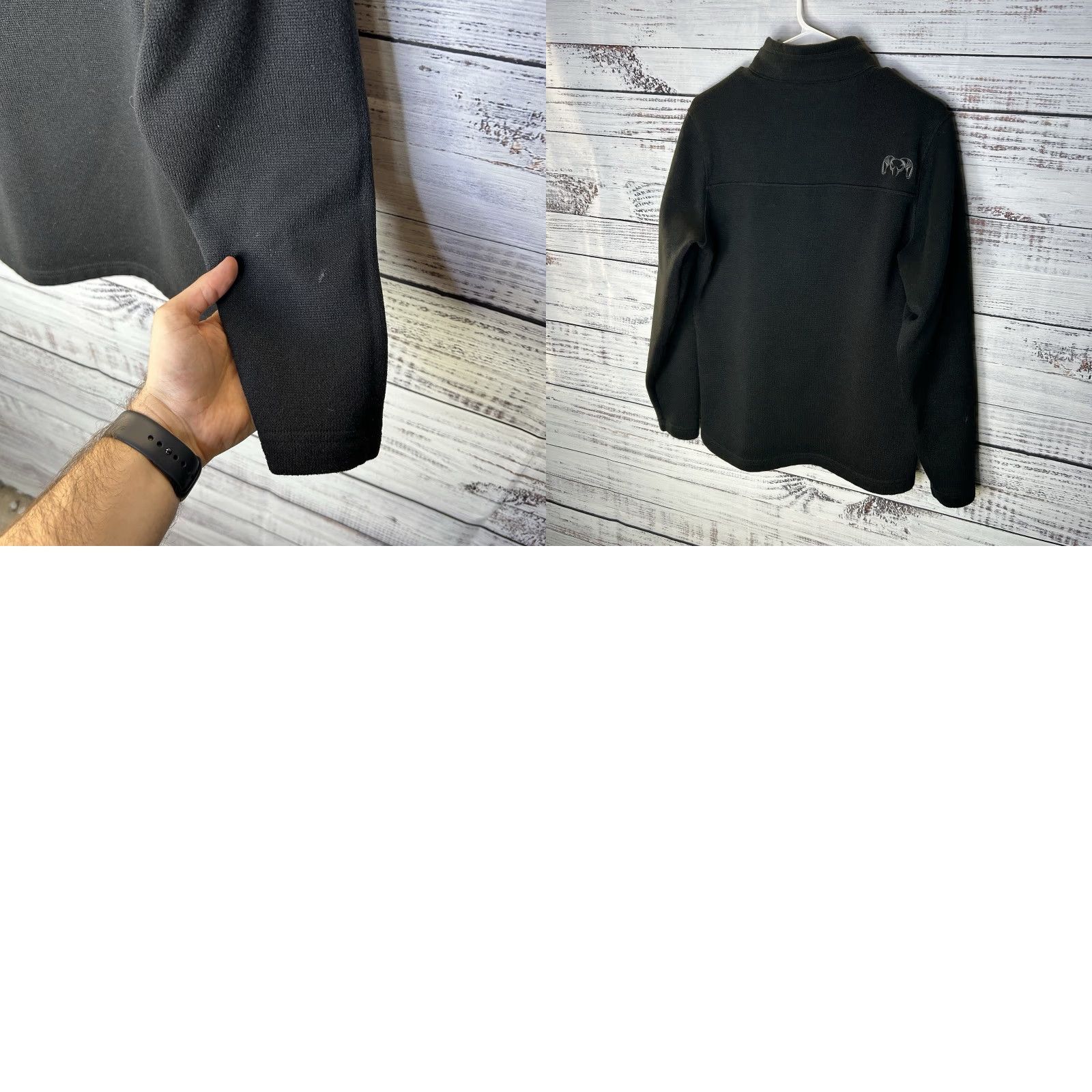 Vintage KUIU Base Camp High Loft Sweater Fleece Half 1/2 Zip Pullover Black Men’s Small Size US S / EU 44-46 / 1 - 9 Thumbnail