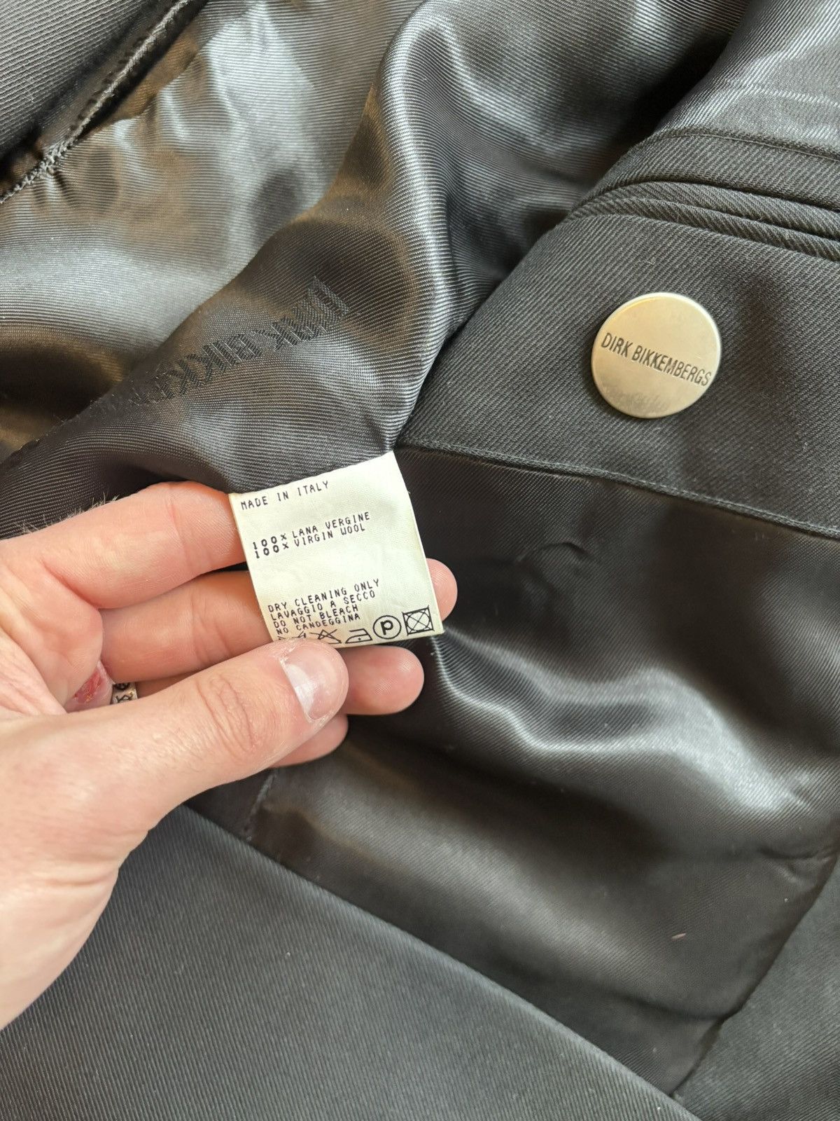 Dirk Bikkembergs Dirk Bikkembergs 90’s Peak Lapel Virgin Wool Blazer Size 46R - 5 Thumbnail