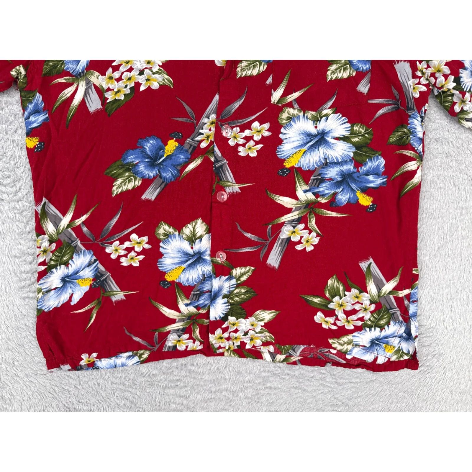 Vintage Hamakua Shirt Men Large Red Floral Hawaiian Button Up Cotton Pocket Vintage Size US L / EU 52-54 / 3 - 5 Thumbnail