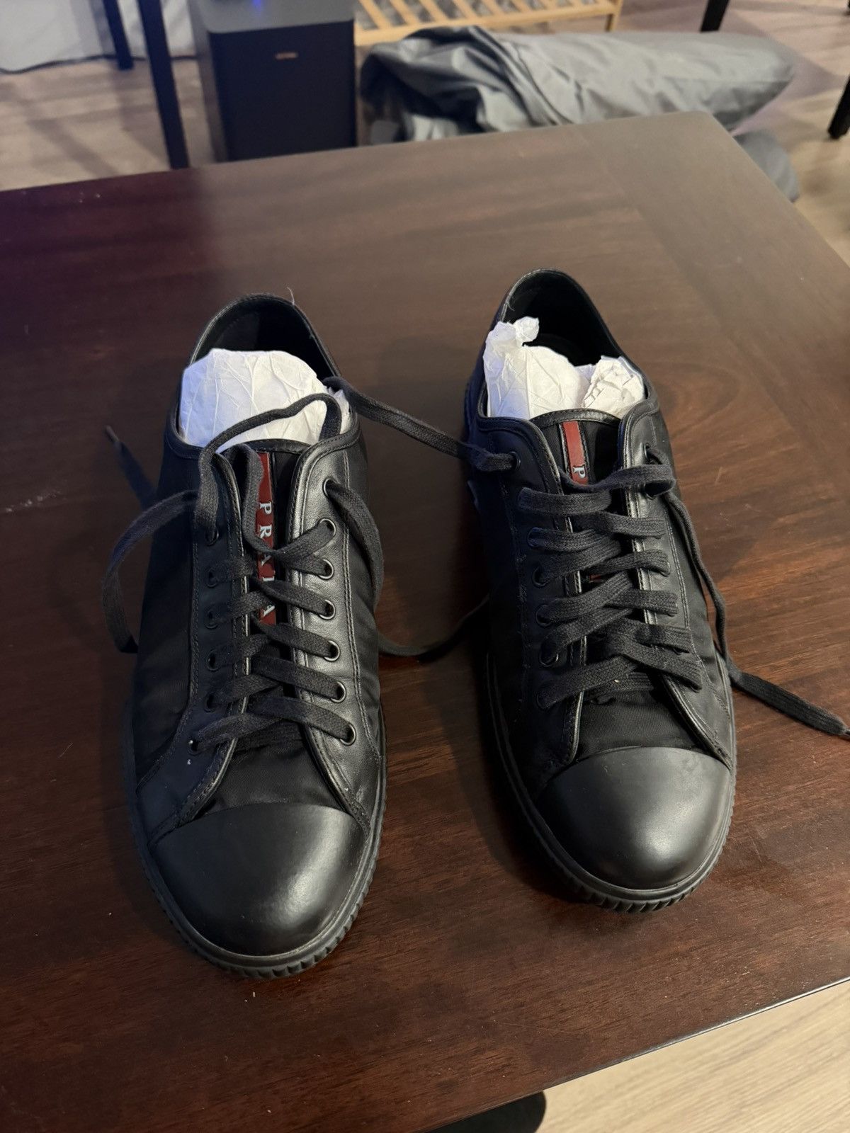 Prada Sport Nylon & Leather Sneaker