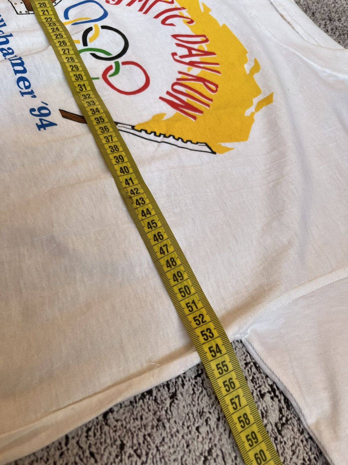 Asics × Vintage Vintage Lillehammer ’94 Olympic Day Run ASICS T-Shirt Size US XL / EU 56 / 4 - 11 Thumbnail