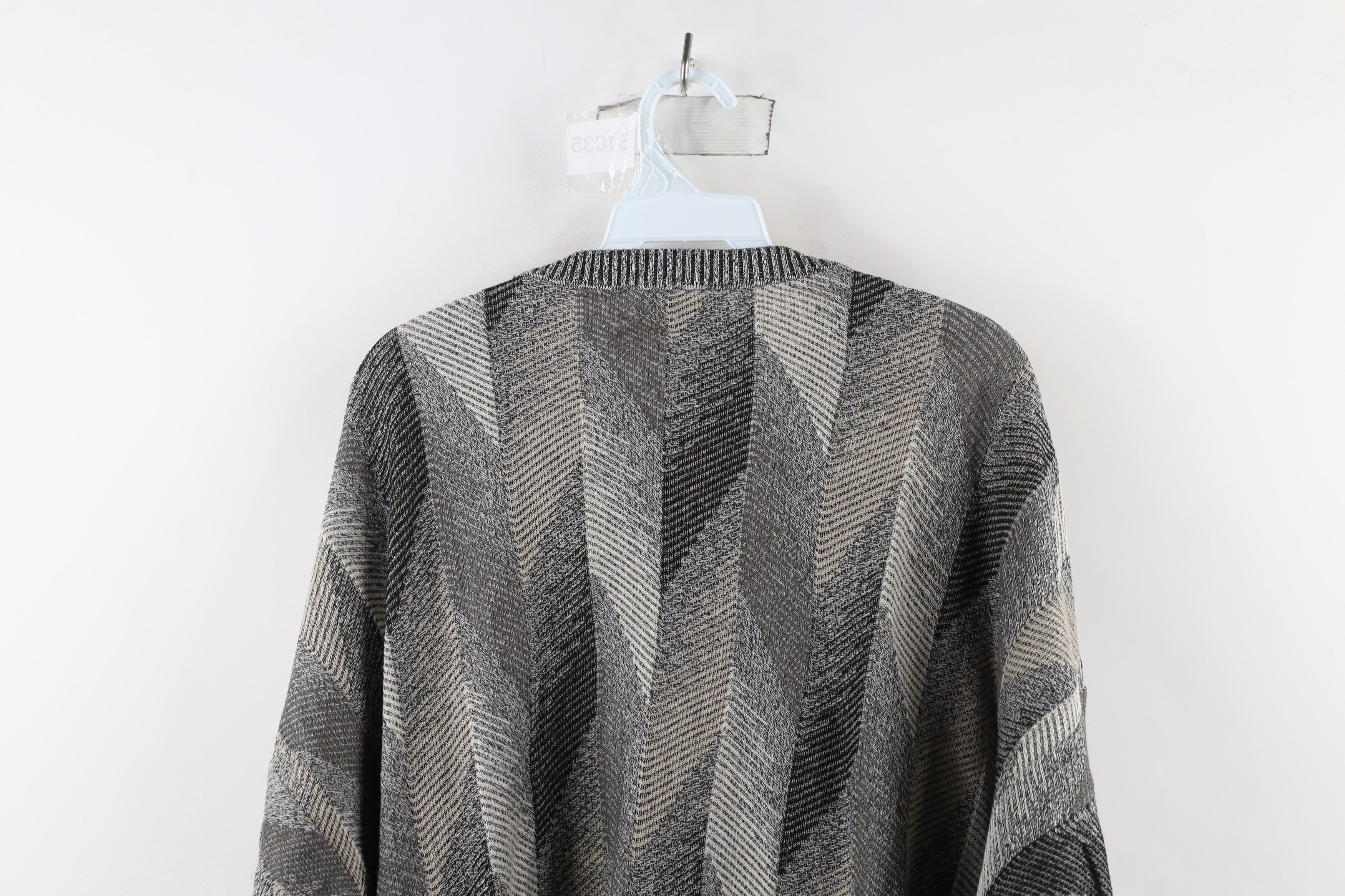 St. Croix × Vintage Vintage 90s St Croix Knits Geometric Knit Cosby Sweater USA Size US L / EU 52-54 / 3 - 7 Thumbnail