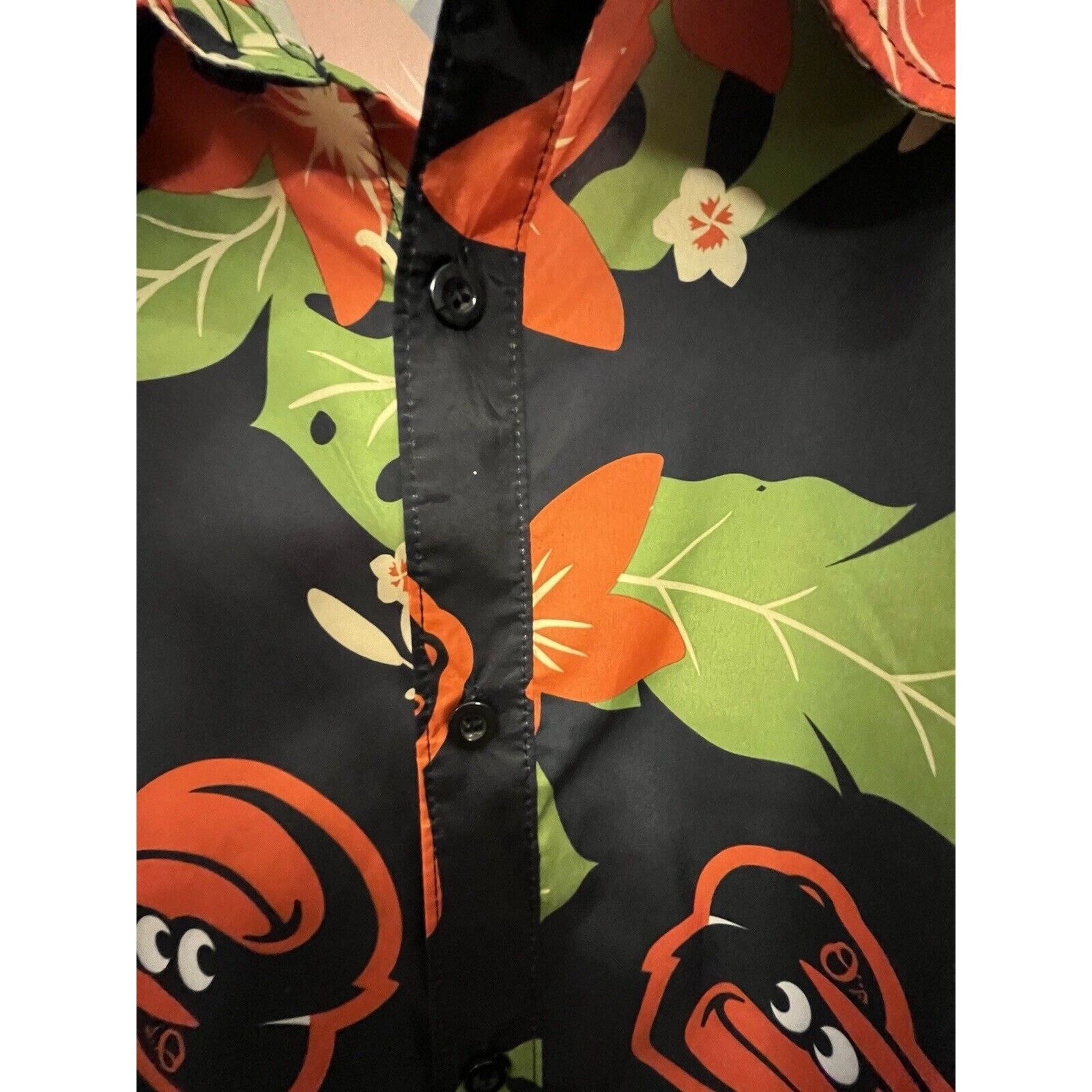 Majestic BALTIMORE ORIOLES Men's MLB Majestic OrangeSz XL Hawaiian Size US XL / EU 56 / 4 - 6 Thumbnail
