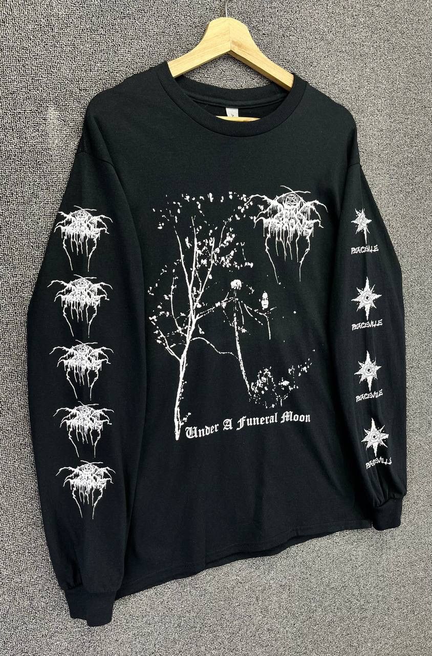Band Tees Darkthrone Under A Funeral Moon Black Metal Band T Shirts Size US M / EU 48-50 / 2 - 2 Thumbnail