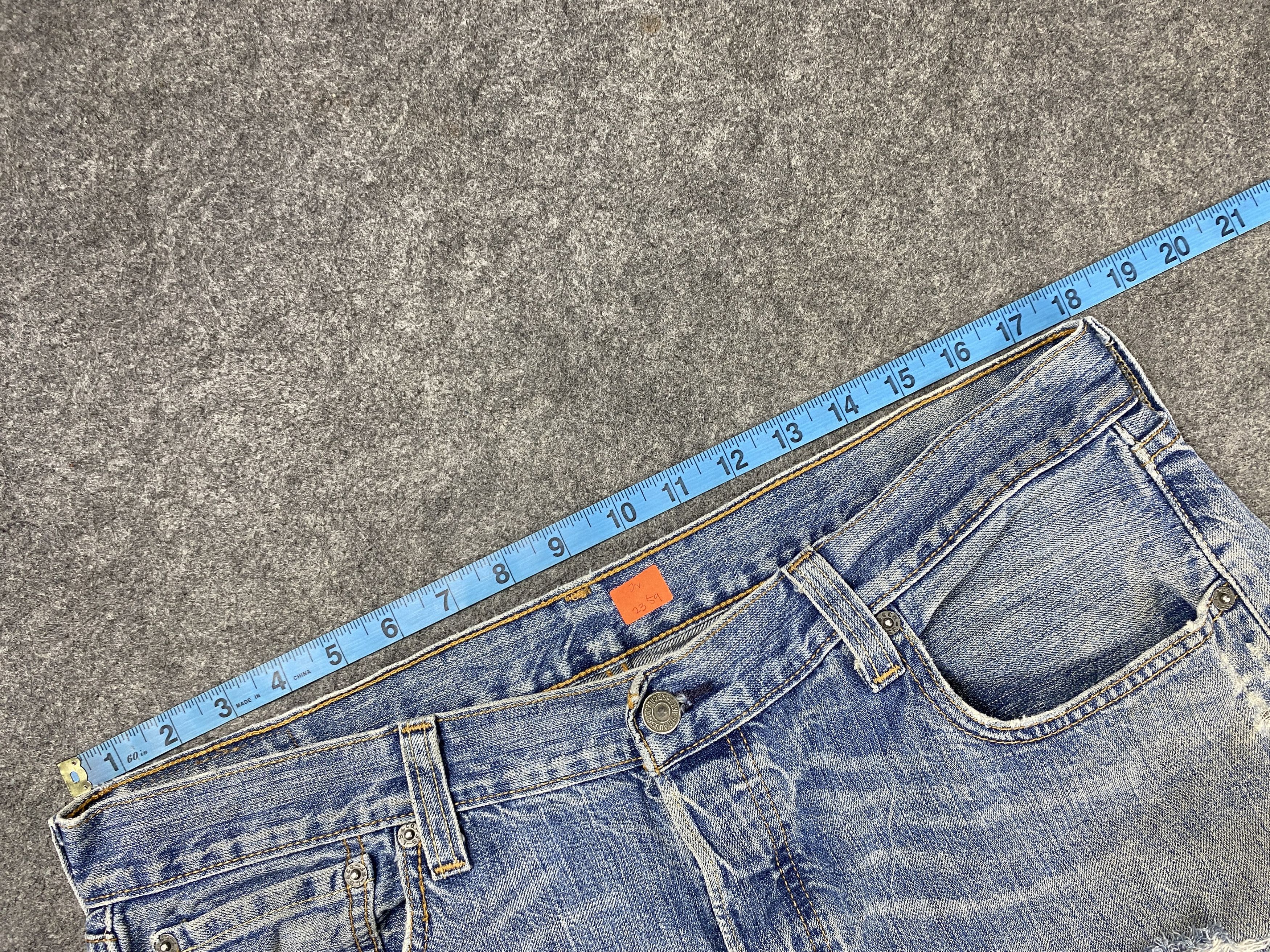 Japanese Brand Distressed Blue Vintage Levi's 501 36x32.5 Denim -JN2359 Size US 36 / EU 52 - 5 Thumbnail