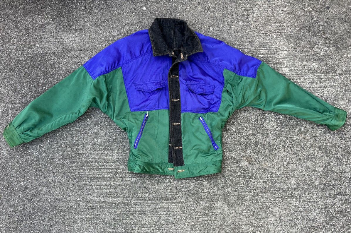 Marithe + Francois Girbaud × Vintage Vintage 90s MFG Reversible Denim Trucker Jacket Size US M / EU 48-50 / 2 - 2 Thumbnail