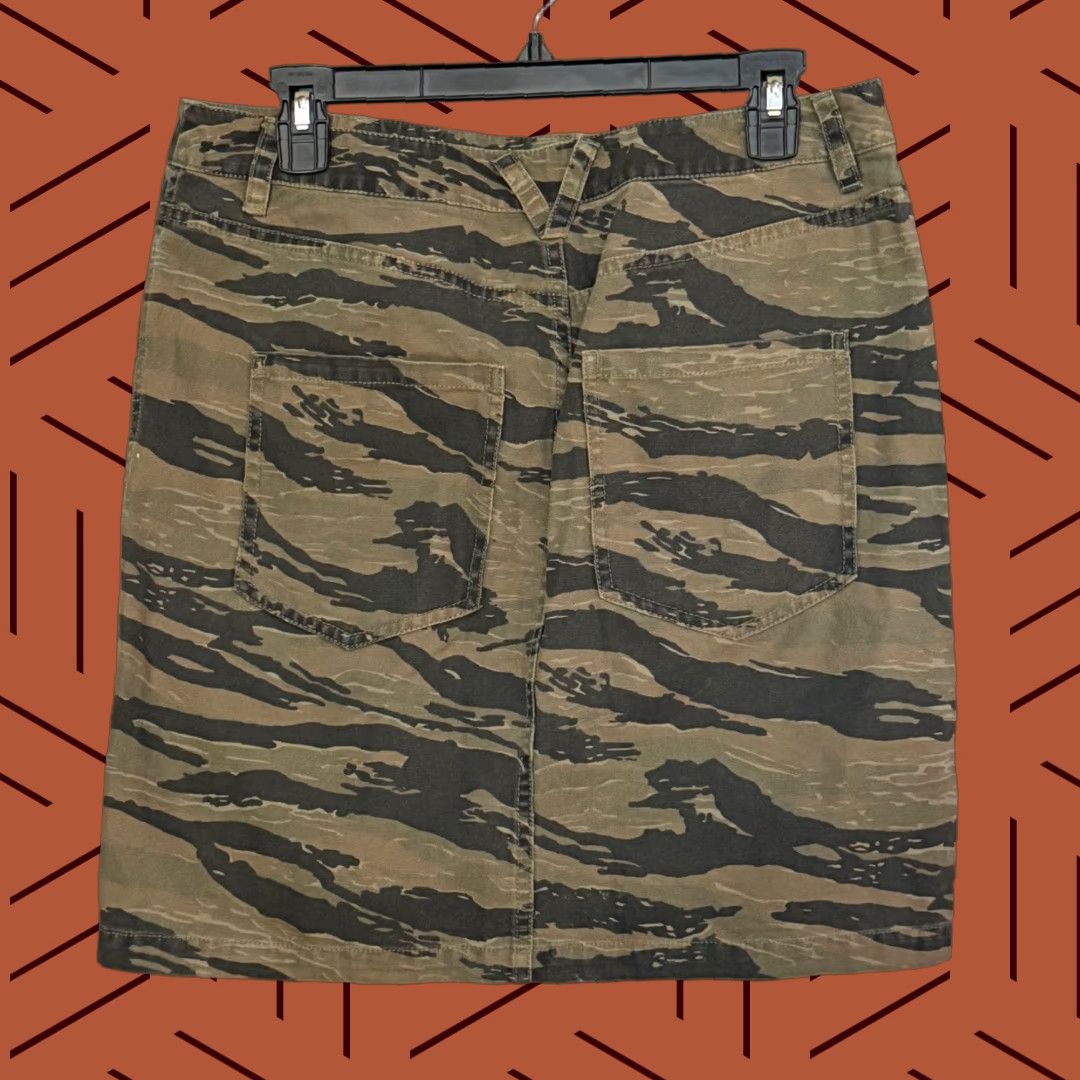 Zadig Voltaire Zadig & Voltaire Camouflage Cargo Pocket Denim Mini Skirt
