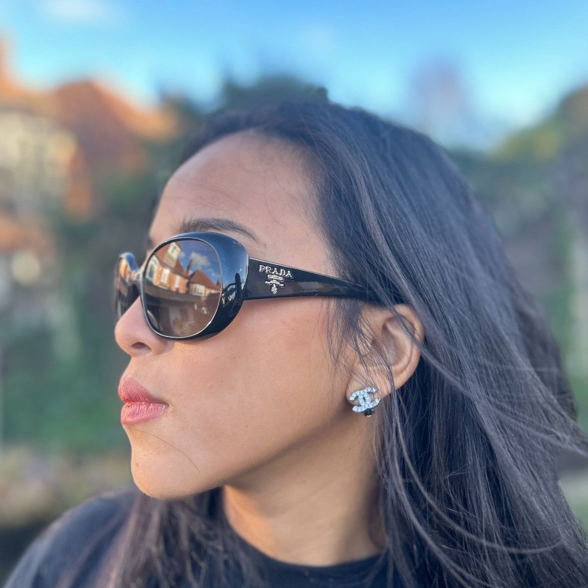 image of Women’S Black Prada Sunglasses, Women's
