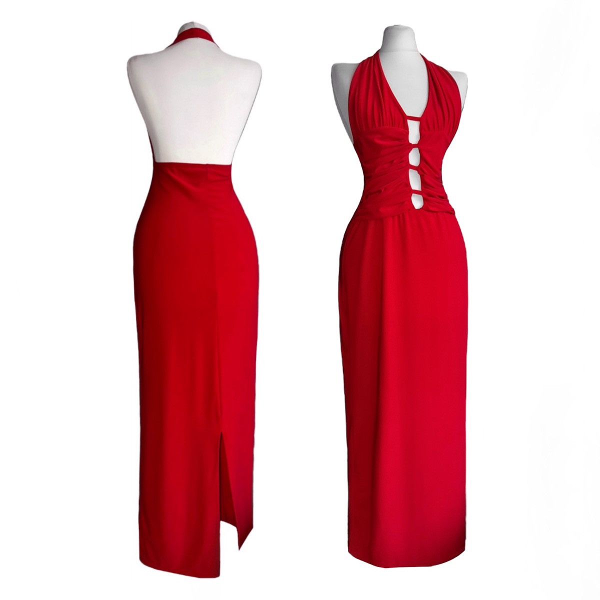 Vintage Beautiful mermaid long dress with an open back Size S / US 4 / IT 40 - 1 Thumbnail