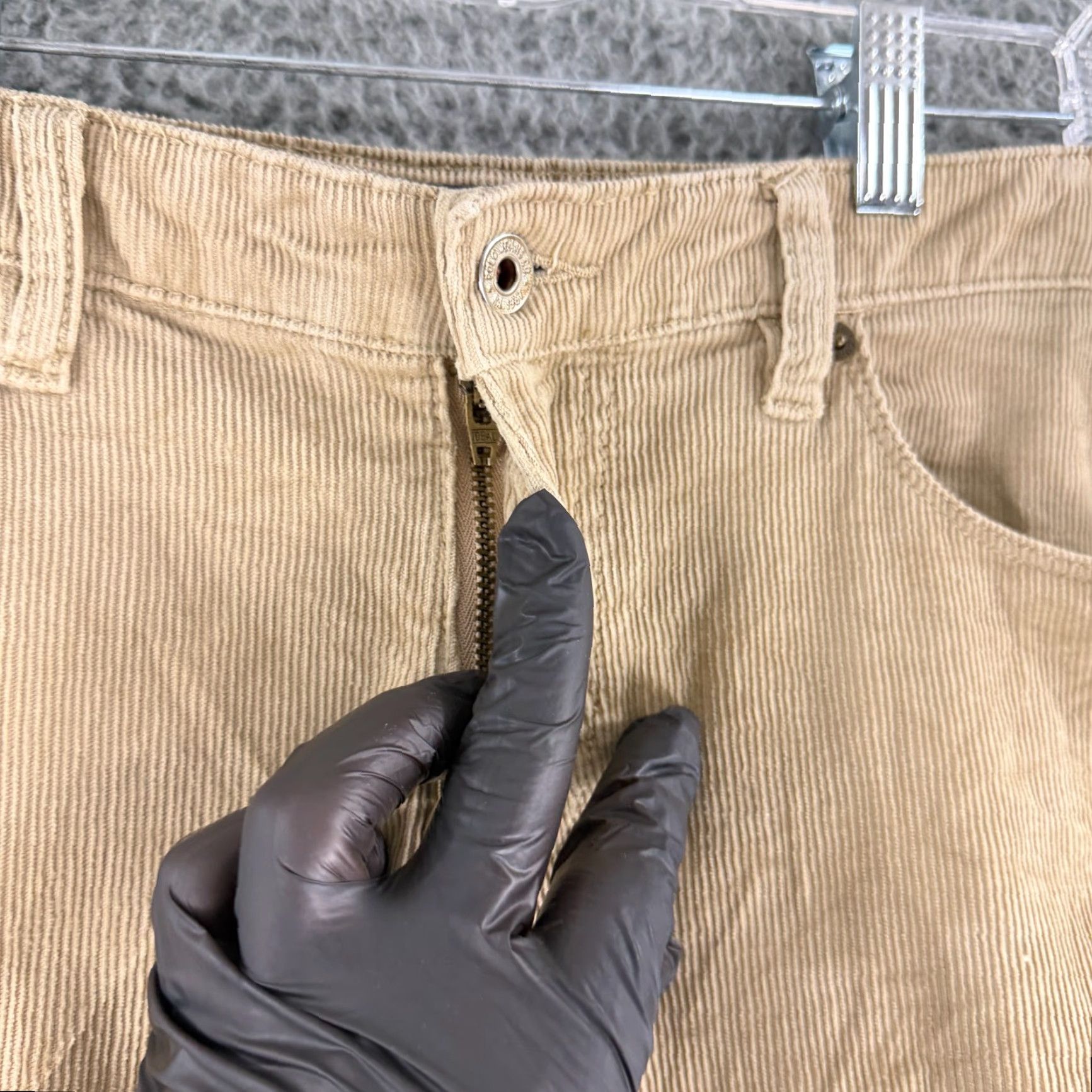 Polo Ralph Lauren Polo Jeans Company Flared Corduroy Pants Womens Size 8 Brown Low-Rise Casual Pants Size 30" / US 8 / IT 44 - 3 Thumbnail