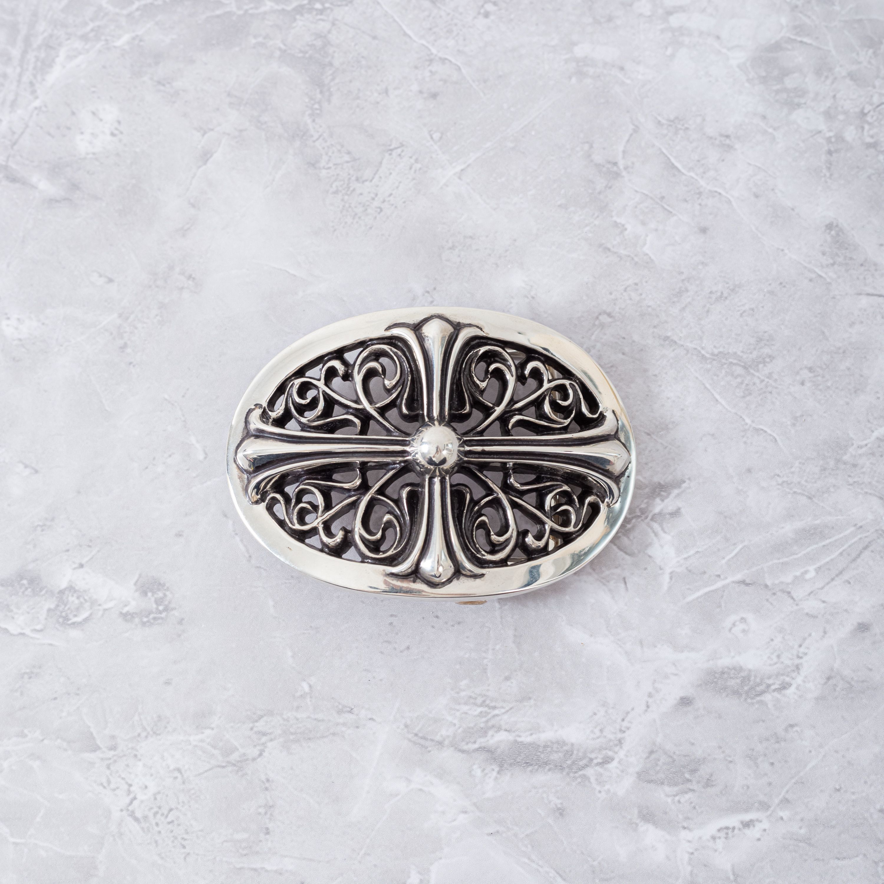 Chrome Hearts CHROME HEARTS BELT BCKL - OVAL 1.5 | Grailed 