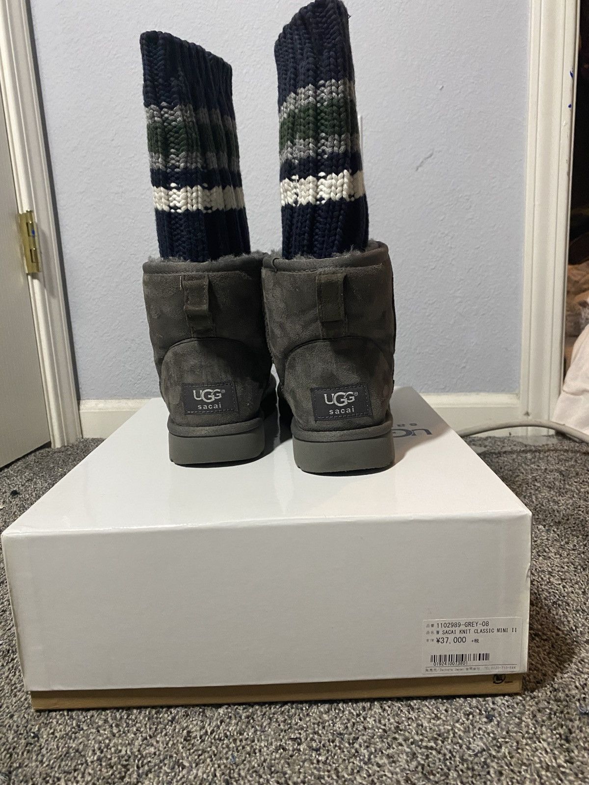 Sacai × Ugg sacai ugg mini IIgrey suede boot Size US 7 / EU 40 - 4 Thumbnail