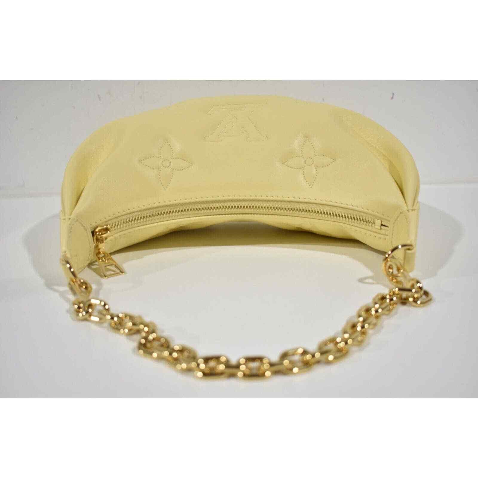 Louis Vuitton Louis Vuitton Bubblegram Yellow Chain Crossbody Shoulder Bag Size ONE SIZE - 10 Thumbnail