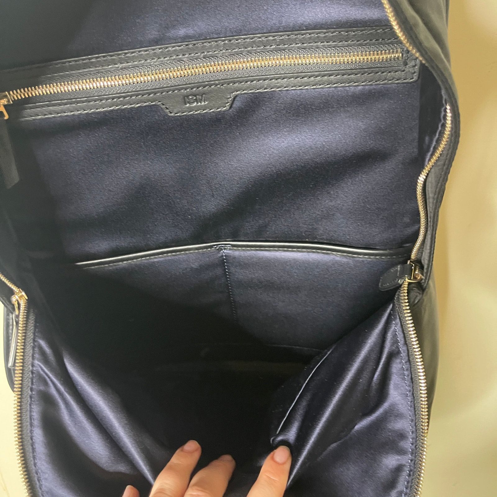 Other ISM THE BACKPACK Black Leather and Nylon Size ONE SIZE - 11 Thumbnail