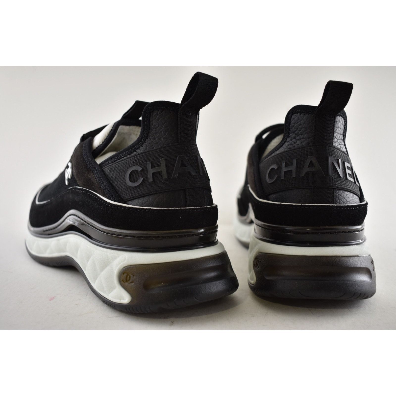 Chanel Mens CC Logo Lace Up Low Top Trainer Sneaker Size US 11 / EU 44 - 12 Thumbnail