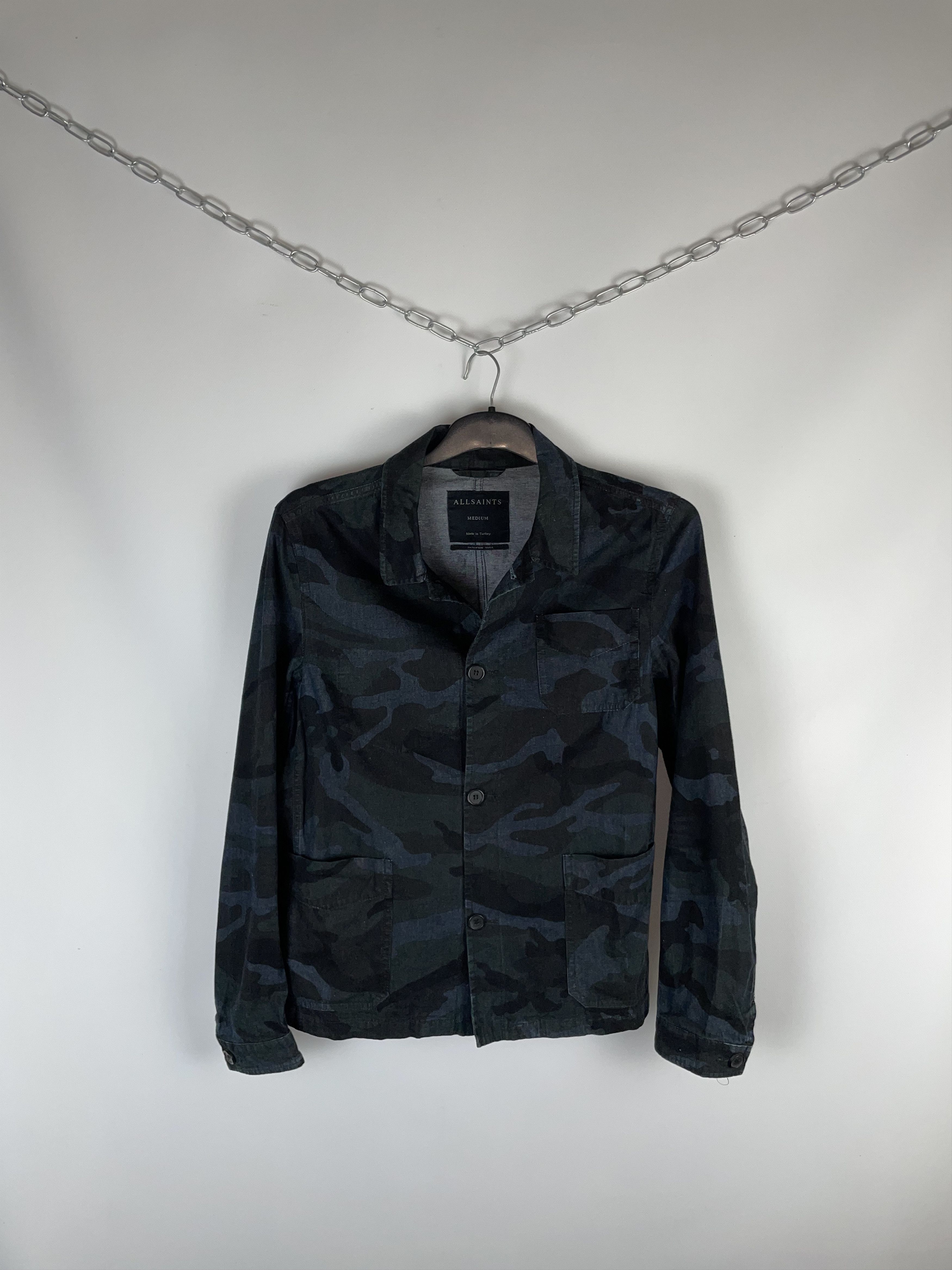 Allsaints × Vintage Allsaints Flannel Overshirt Size US M / EU 48-50 / 2 - 1 Thumbnail