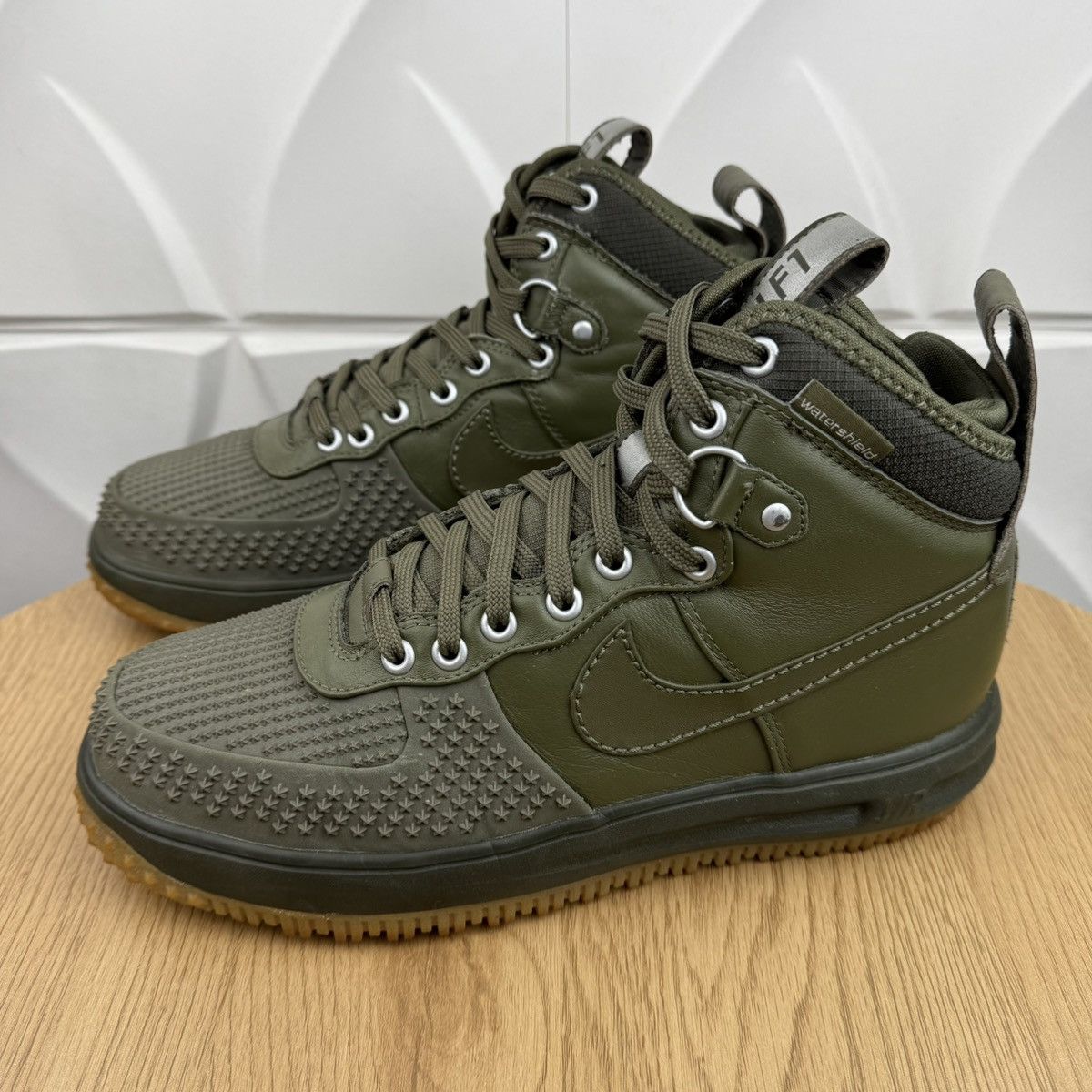 Nike NIKE Sneakers Lunar Force 1 Duck Boot Medium Olive Gum Size US 8 / EU 41 - 1 Thumbnail