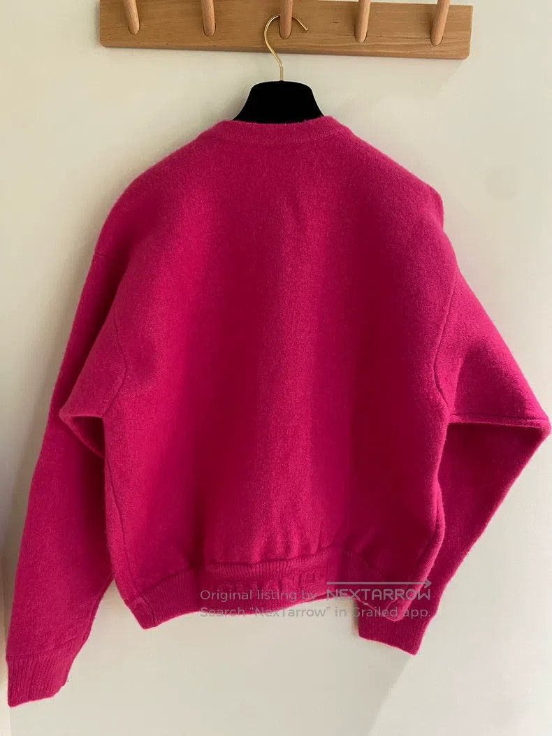 Chanel Chanel 22-year-old rose-red wool cardigan coat Size XS / US 0-2 / IT 36-38 - 2 Thumbnail